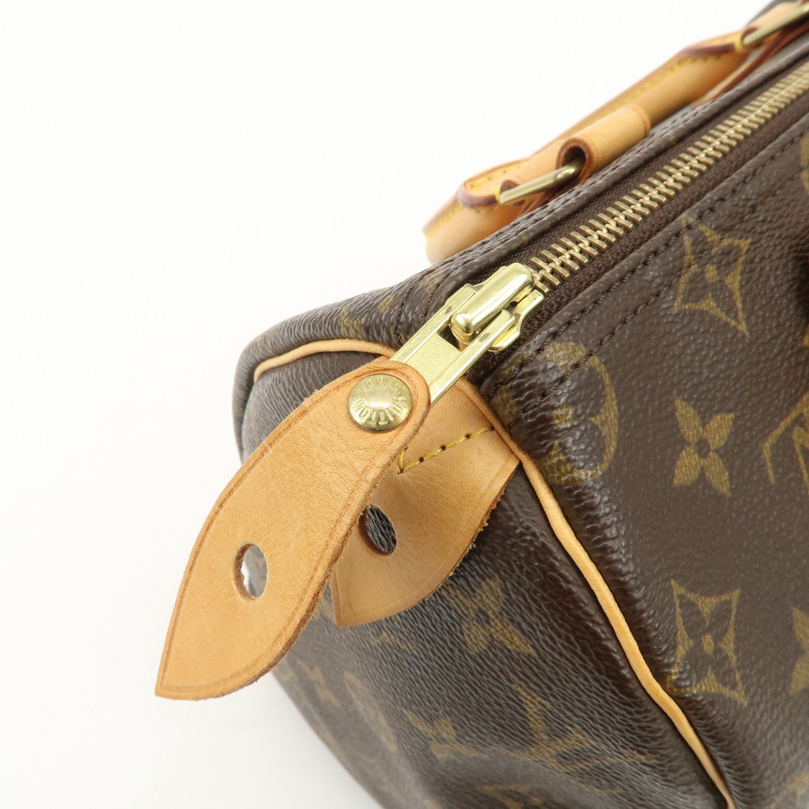 Louis Vuitton Monogram Speedy 25 Hand Bag Boston Bag M41528 Used