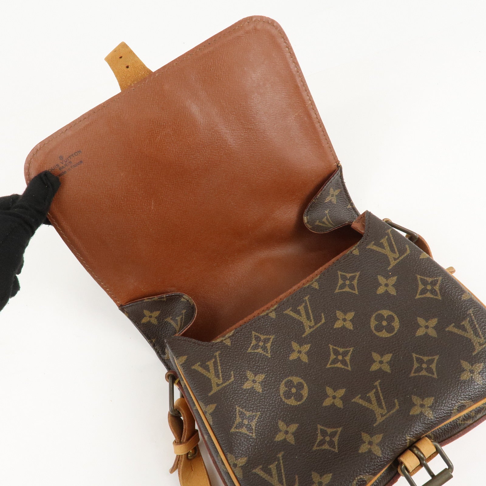 Louis Vuitton Monogram Cartouchiere 22 Shoulder Bag M51253