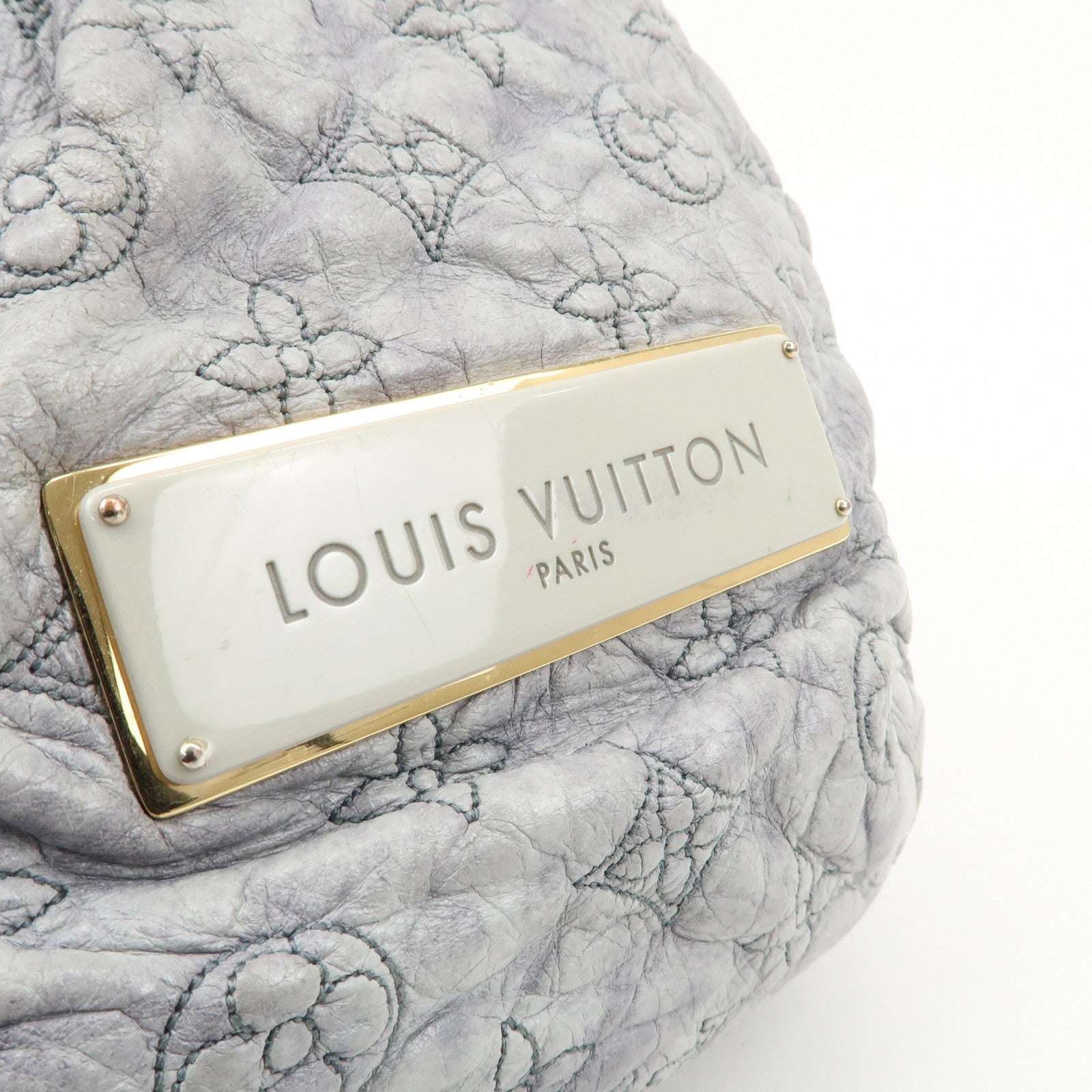 Louis Vuitton Monogram Olympe Nimbus PM Shoulder Bag M95475 Gray Used