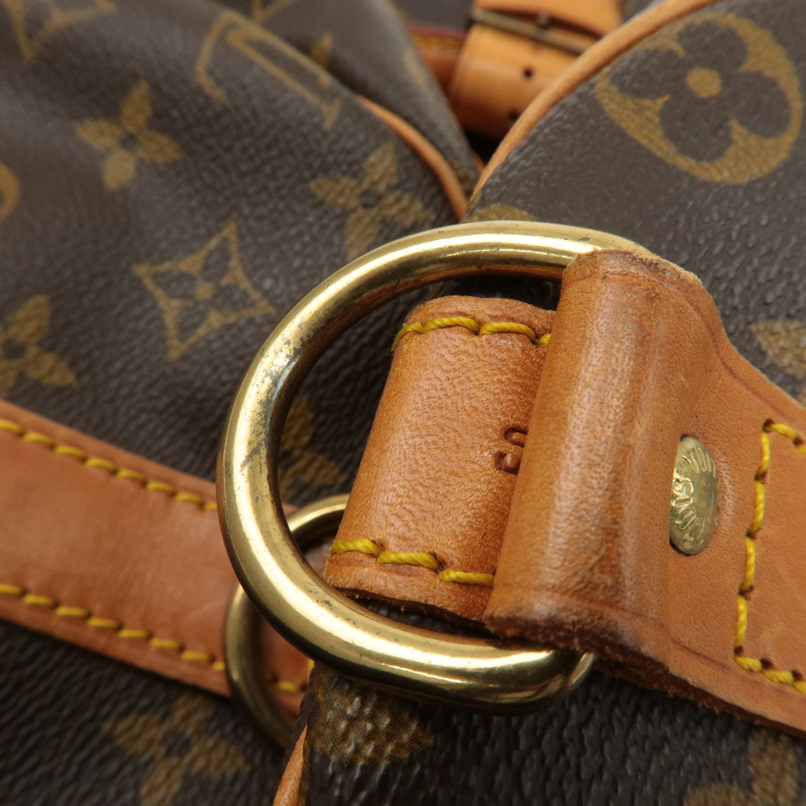 Louis Vuitton Monogram Keep All Bandoulier 50 Boston Bag M41416