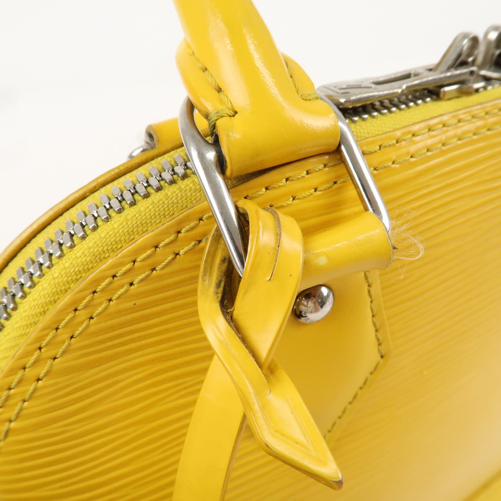 Louis Vuitton Epi Alma BB Hand Bag Citron M40866