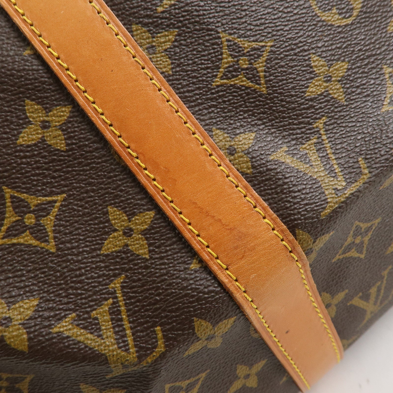 Louis Vuitton Monogram Sac Souple 45 Boston Bag Brown M41624