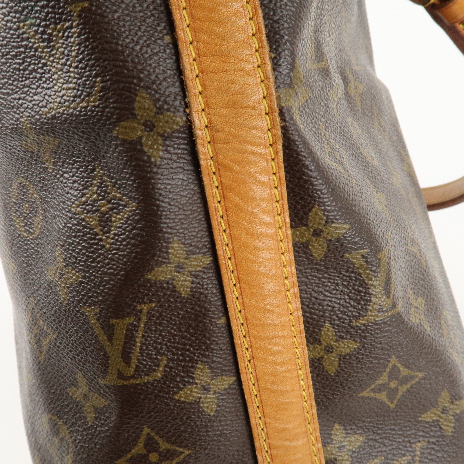 Louis Vuitton Monogram Noe Shoulder Bag Hand Bag Brown M42224 Used