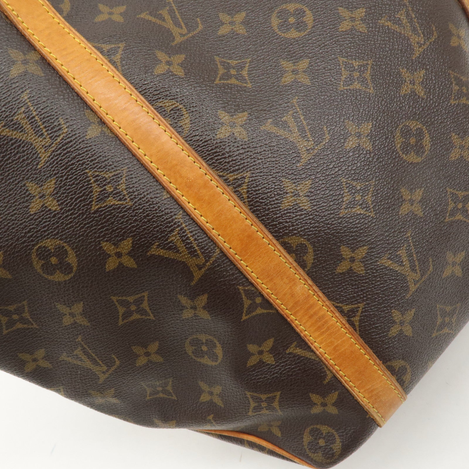 Louis Vuitton Monogram Sac Shopping Shoulder Bag Brown M51108