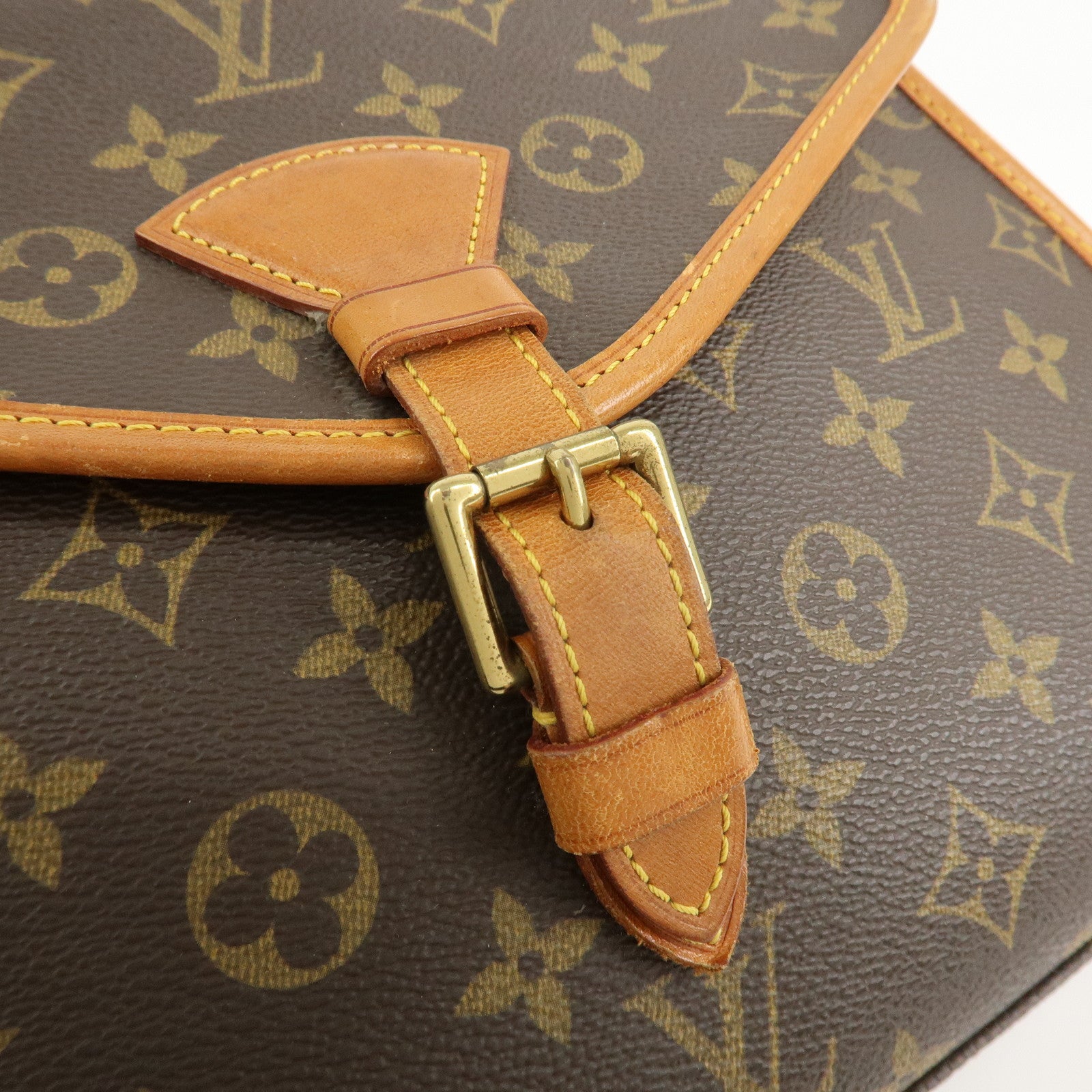 Louis Vuitton Monogram Bel Air Shoulder Bag Brown M51122