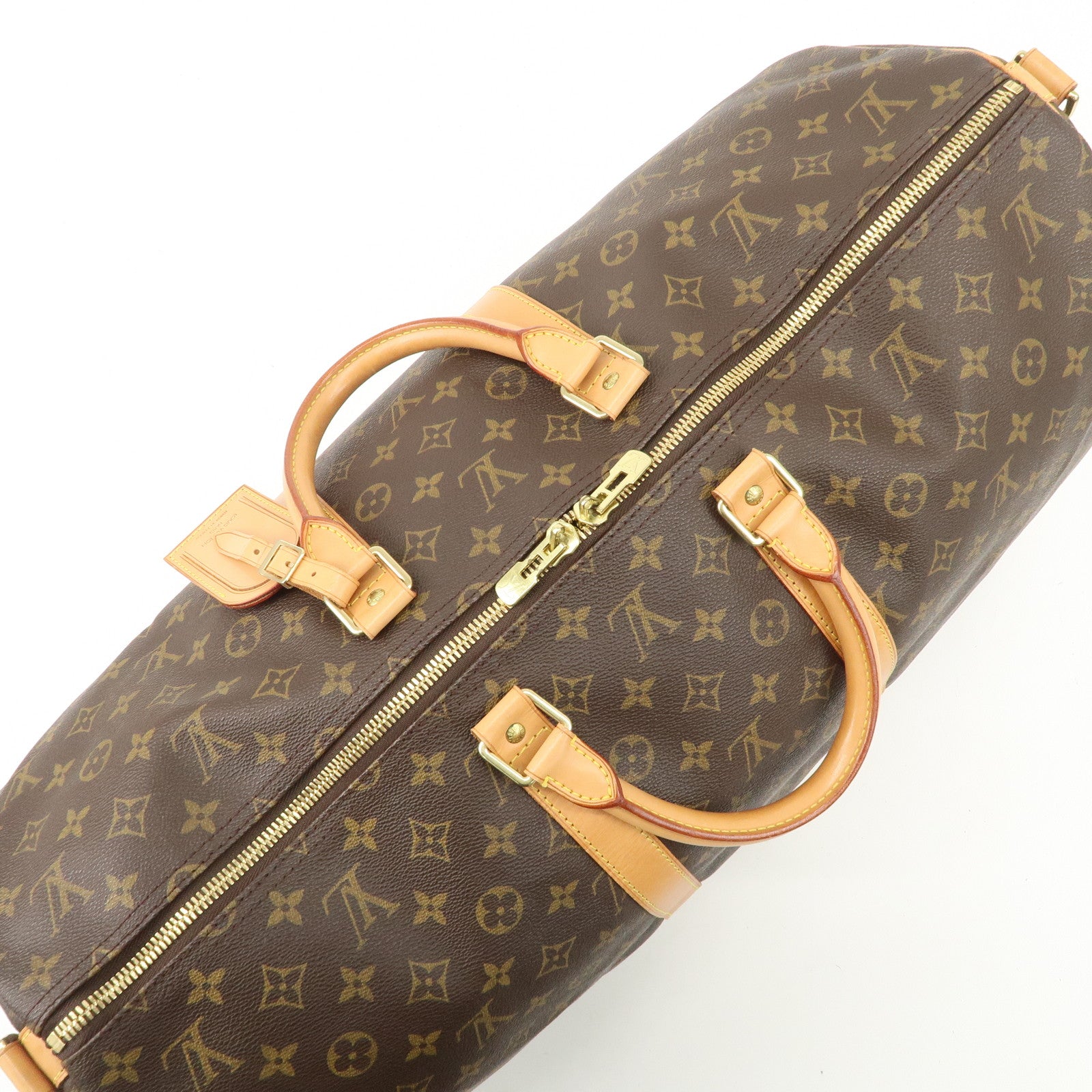 Louis Vuitton Monogram Keep All Bandouliere 55 Boston Bag M41414 Used