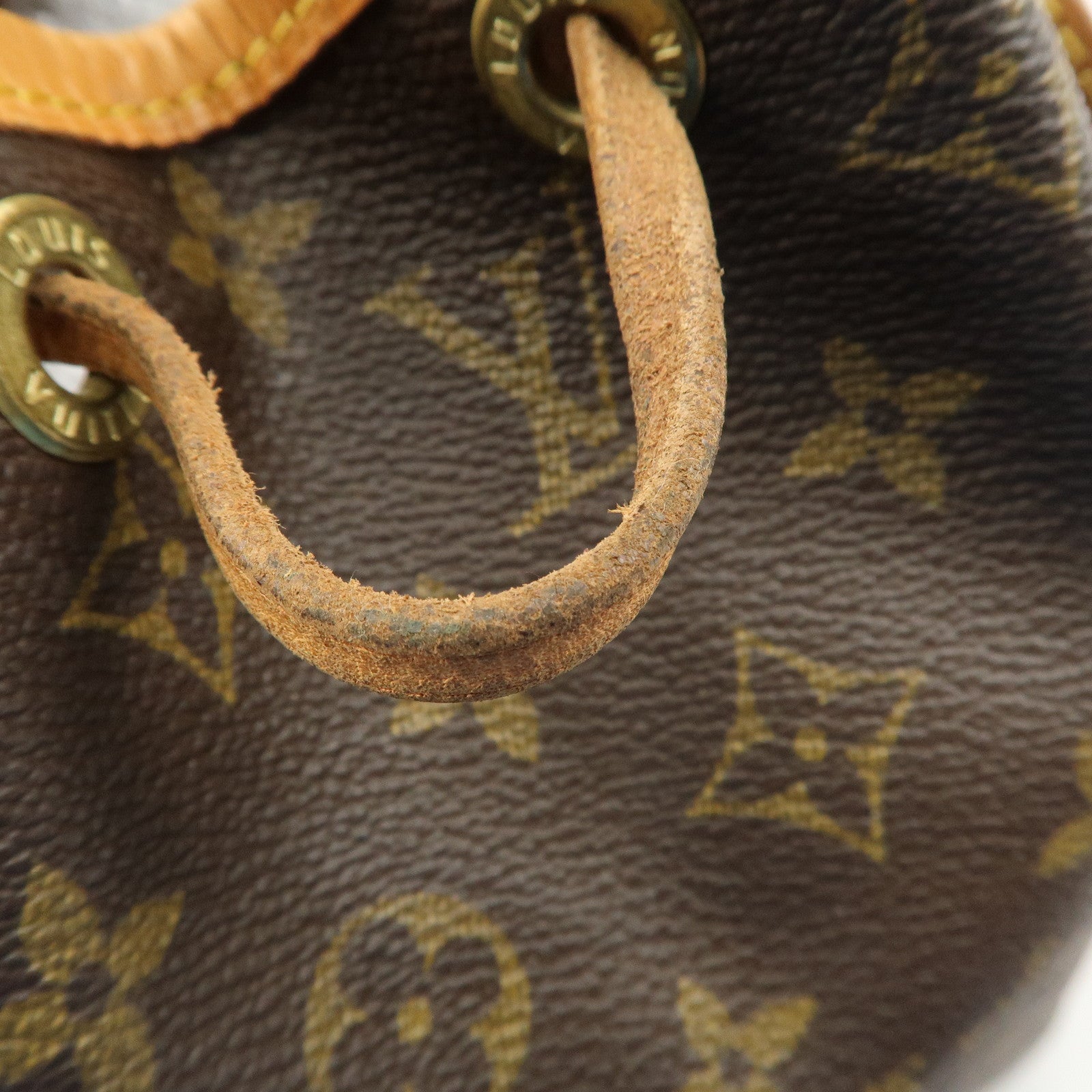 Louis Vuitton Monogram Petit Noe Shoulder Bag Brown M42226 Used