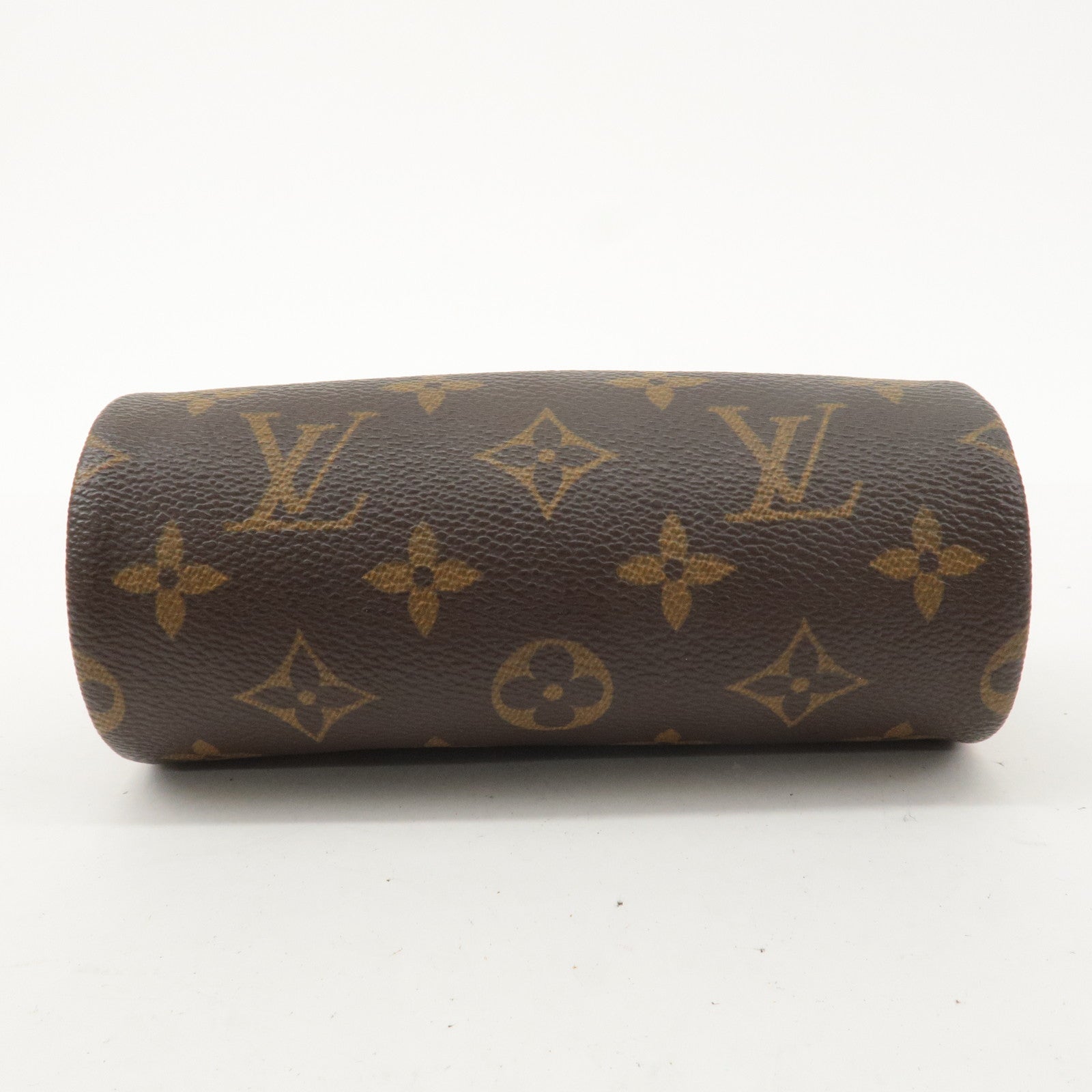 Louis Vuitton Monogram Papillon 30 Hand Bag 
Pouch Brown M51385