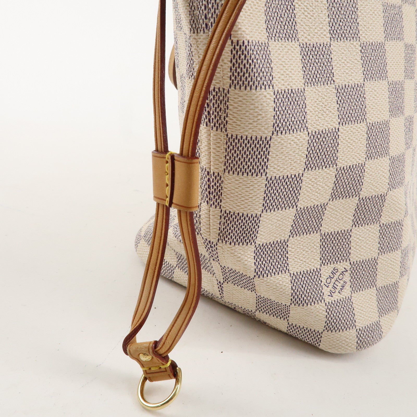 Louis Vuitton Damier Azur Neverfull MM Tote Bag N51107