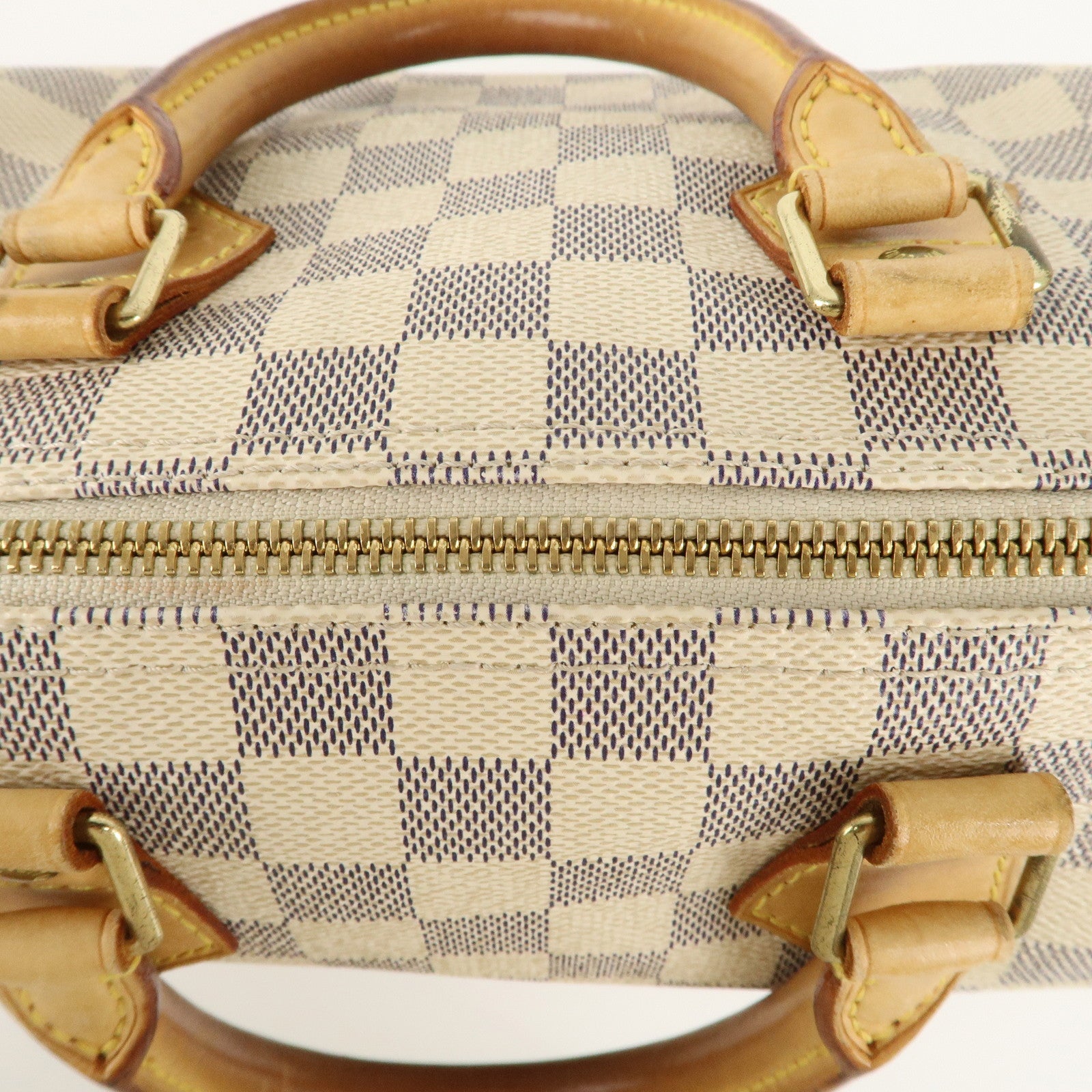 Louis Vuitton Damier Azur Speedy 25 Boston Hand Bag N41534