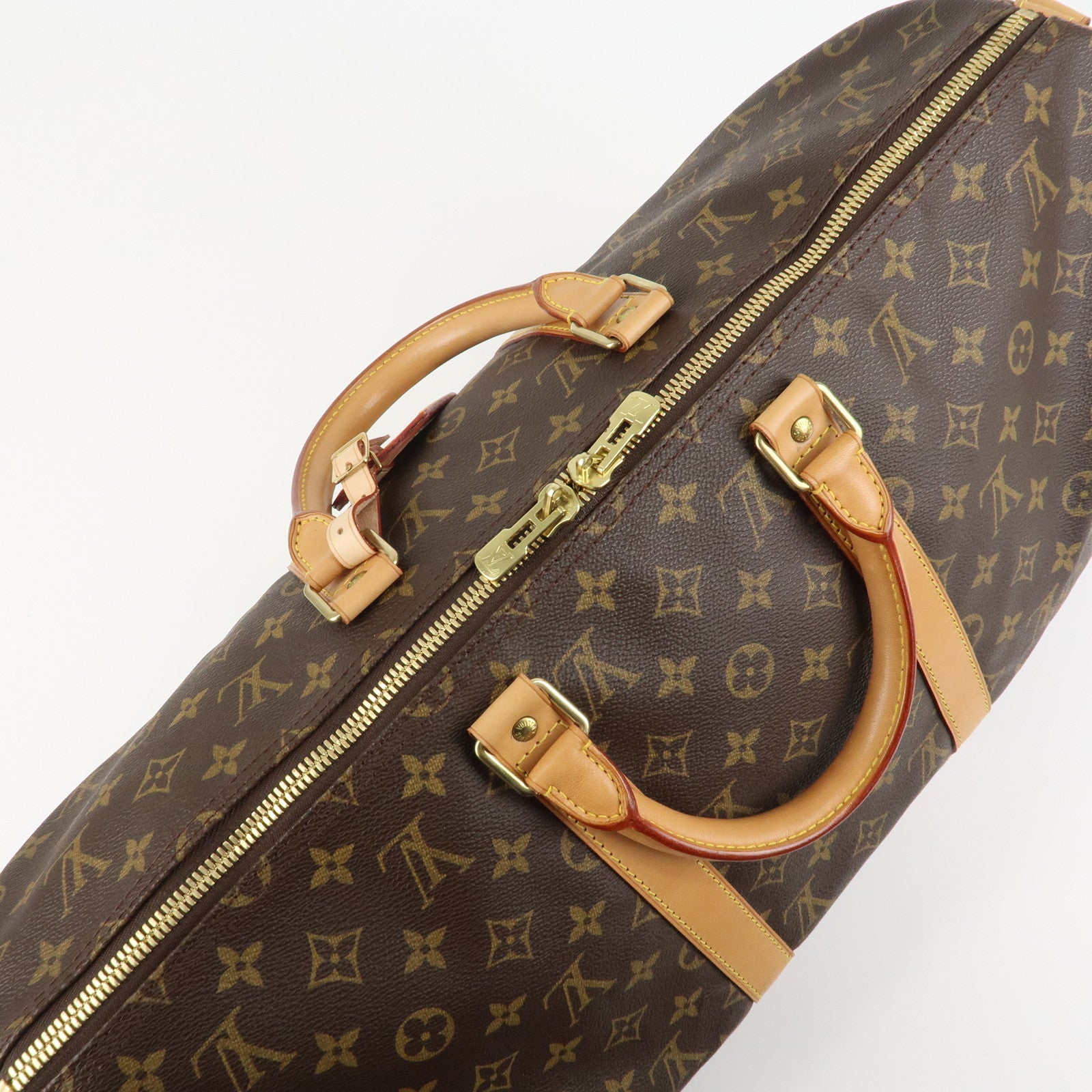 Louis Vuitton Monogram Keep All Bandouliere 50 Boston Bag M41416