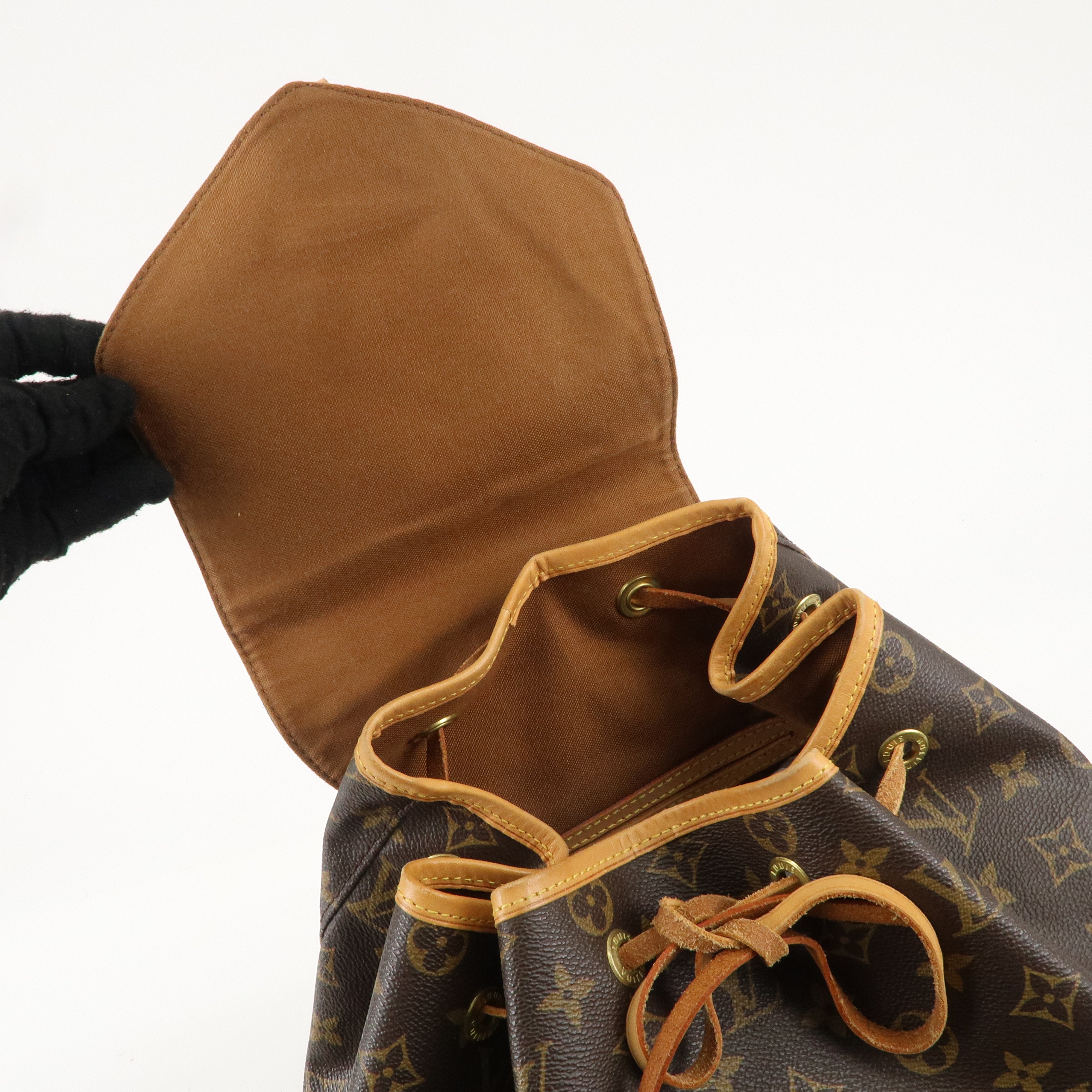 Louis Vuitton Monogram Montsouris GM Back Pack Brown M51135