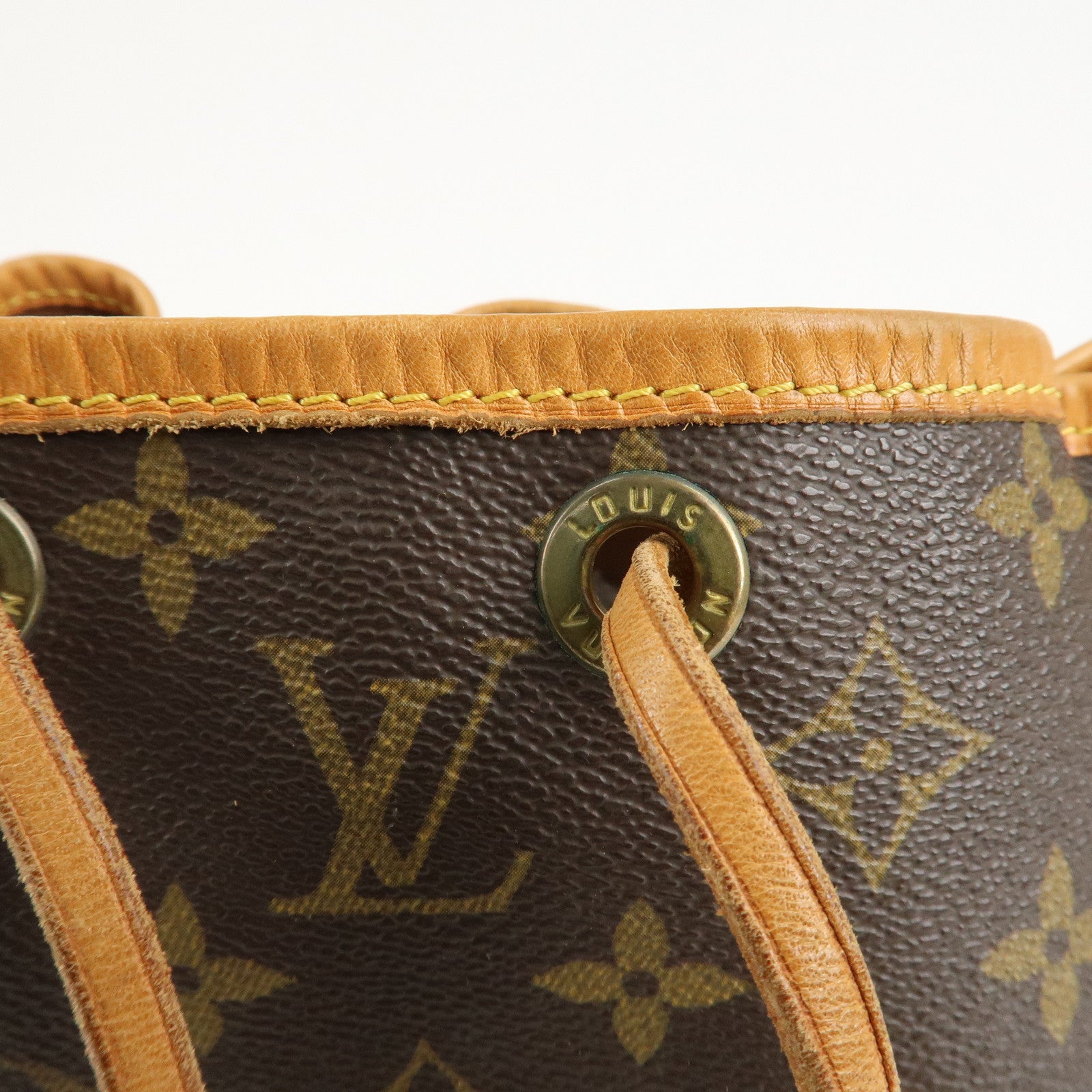 Louis Vuitton Monogram Petit Noe Shoulder Bag Brown M42226 Used