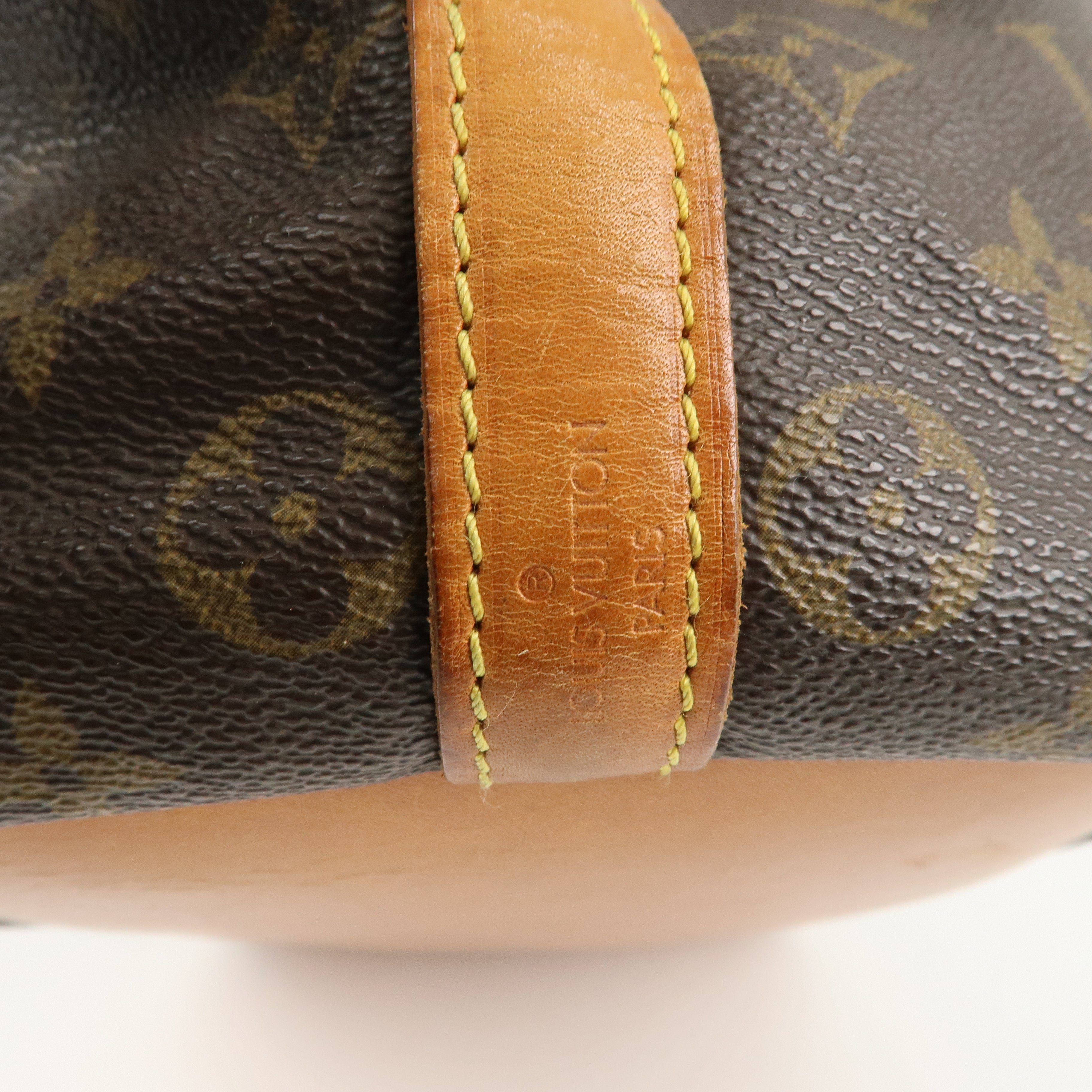 Louis Vuitton Monogram Petit Noe Shoulder Bag Brown M42226