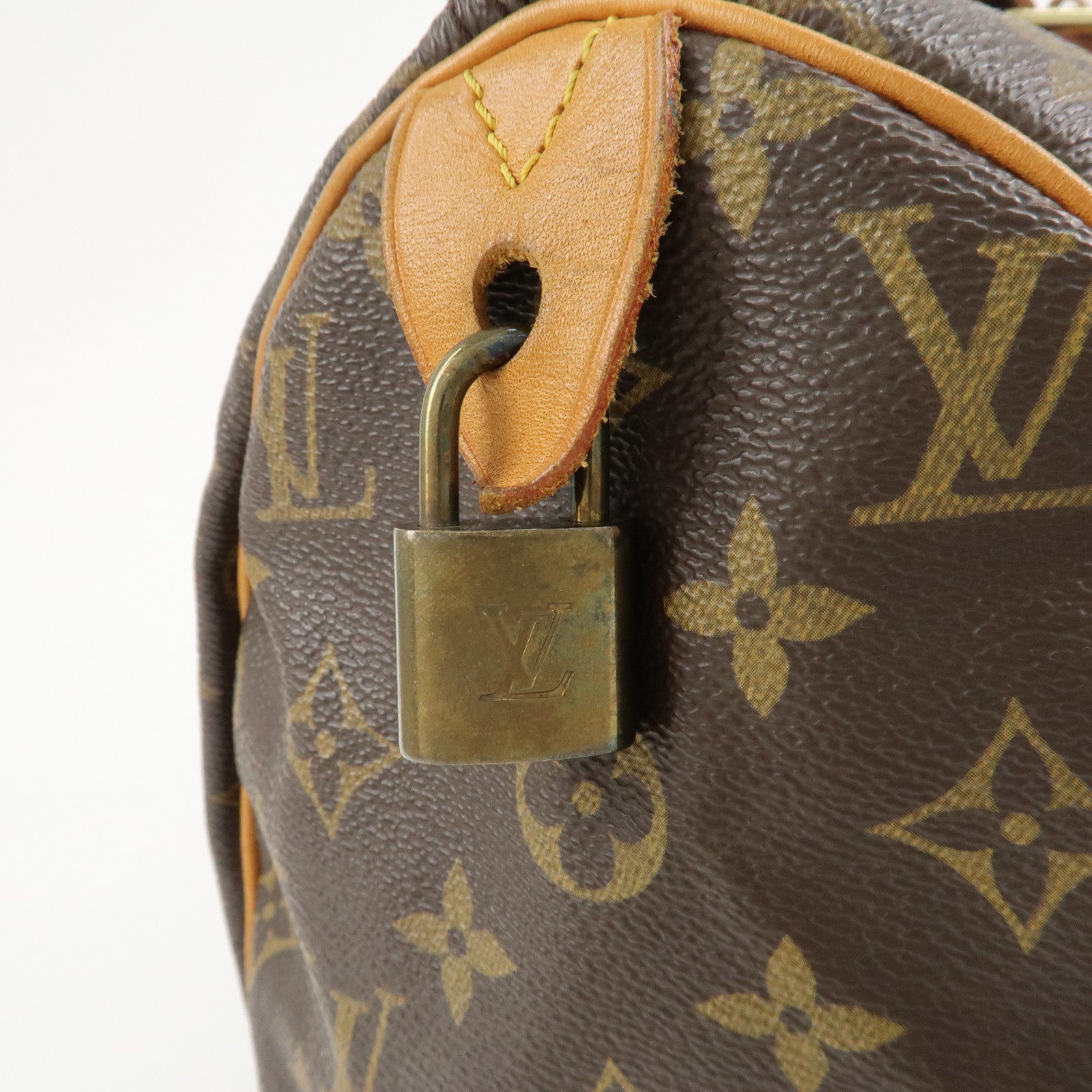 Louis Vuitton Monogram Speedy 30 Hand Bag Boston Bag M41526 Used