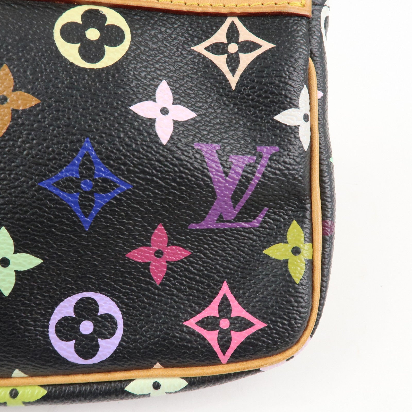 Louis Vuitton Monogram Multicolor Pochette Accessoires Noir M92648 Used