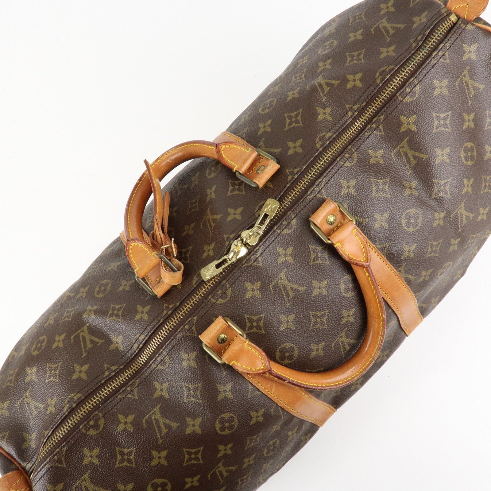 Louis Vuitton Monogram Keep All 55 Boston Bag Travel Bag M41424 Used