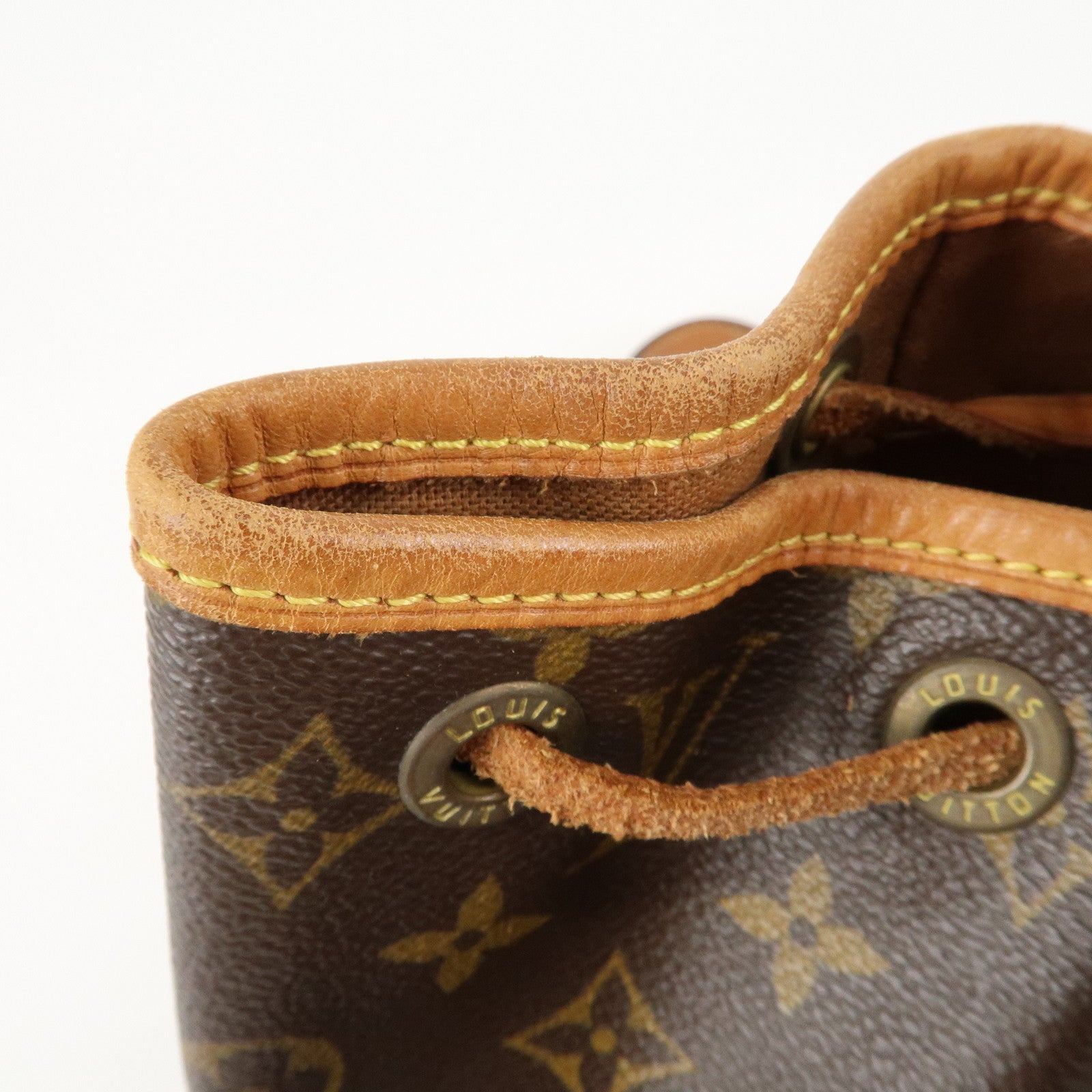 Louis Vuitton Monogram Montsouris MM Back Pack Bag M51136 Used