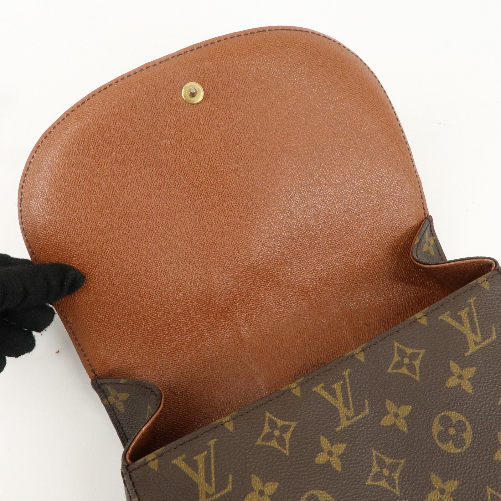 Louis Vuitton Monogram Saint Cloud GM Shoulder Bag Brown M51242