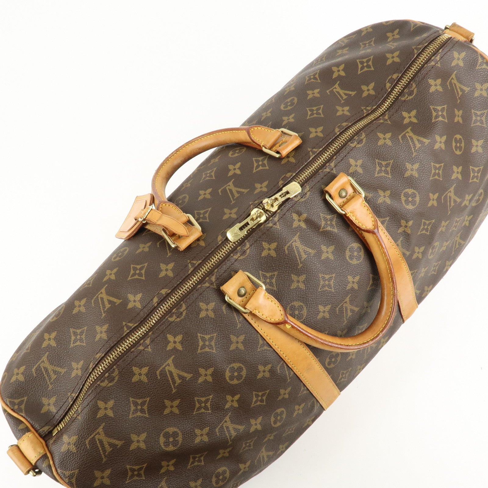 Louis Vuitton Monogram Keep All Bandouliere 55 Brown M41414 Used