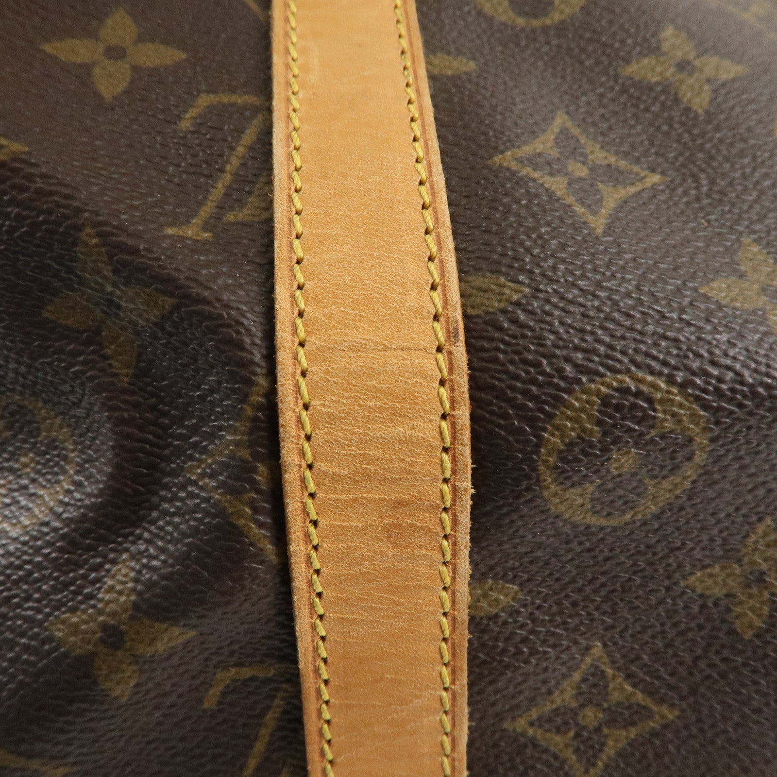 Louis Vuitton Monogram Sac Souple 35 Boston Bag Brown M41626