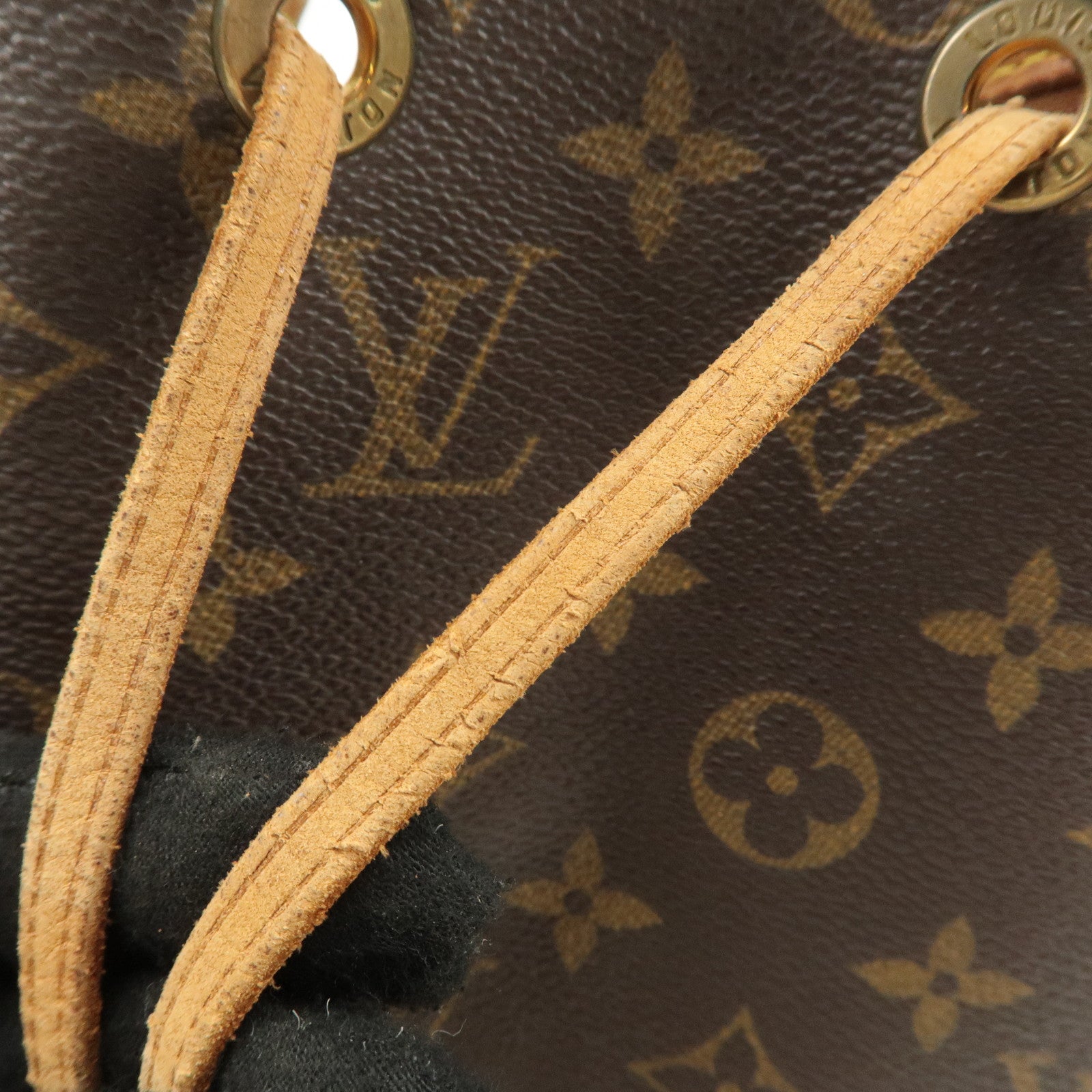 Louis Vuitton Monogram Noe Shoulder Bag Hand Bag Brown M42224 Used