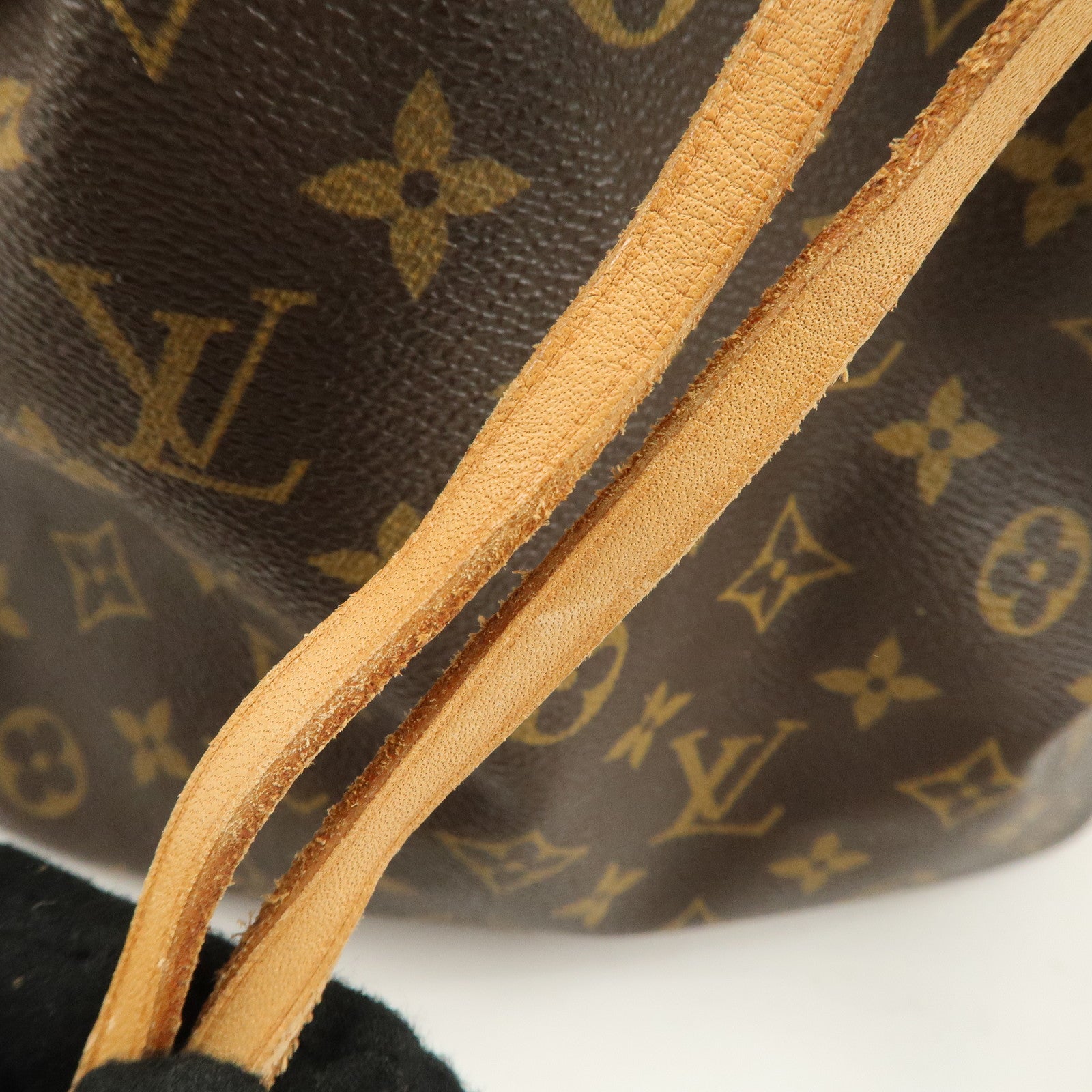 Louis Vuitton Monogram Petit Noe Shoulder Bag Brown M40818