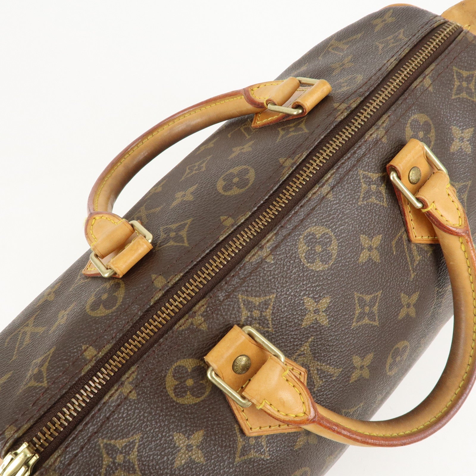 Louis Vuitton Monogram Speedy 30 Hand Bag Boston Bag M41526 Used