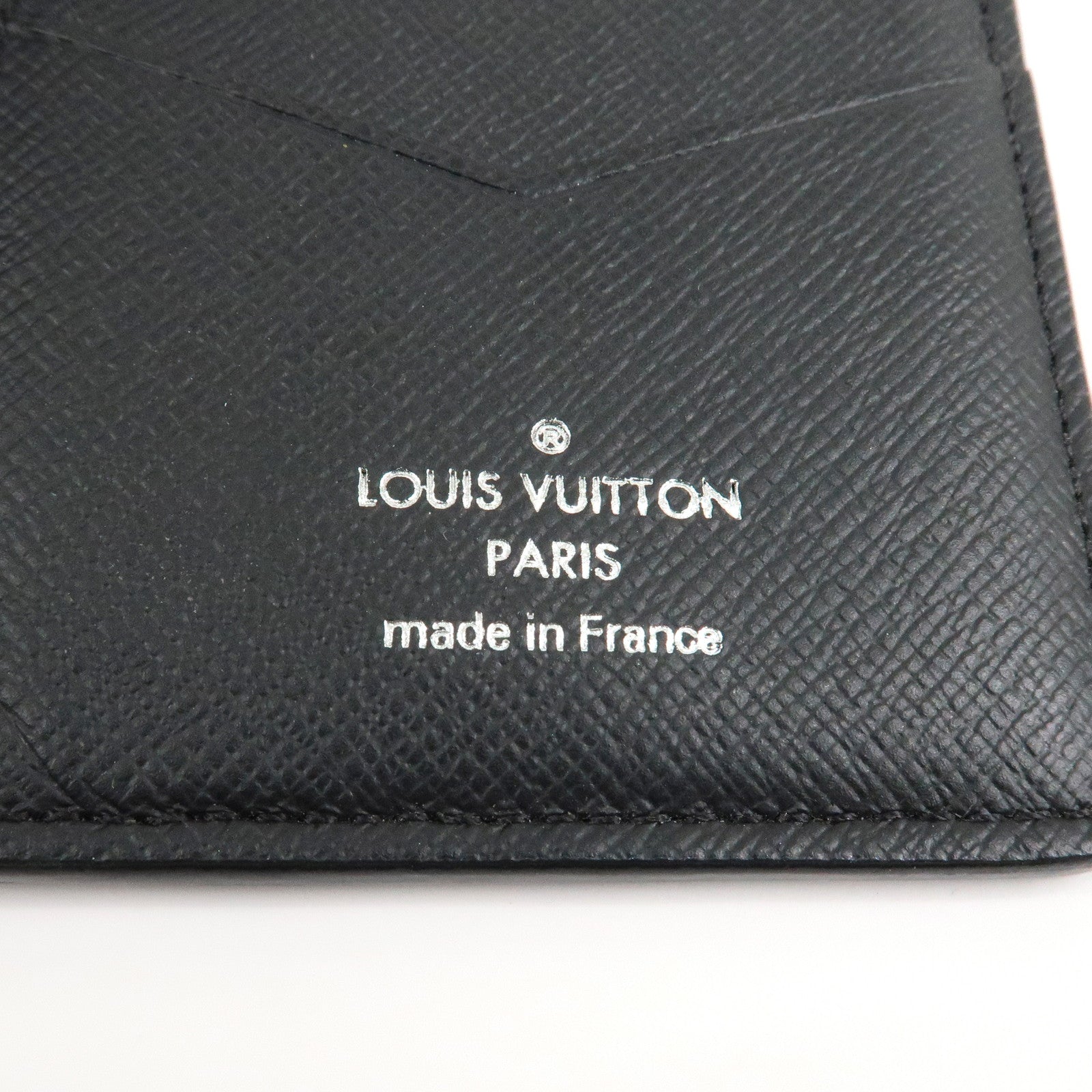 Louis Vuitton Monogram Eclipse Organizer Du Posh Card Case M61696 Used