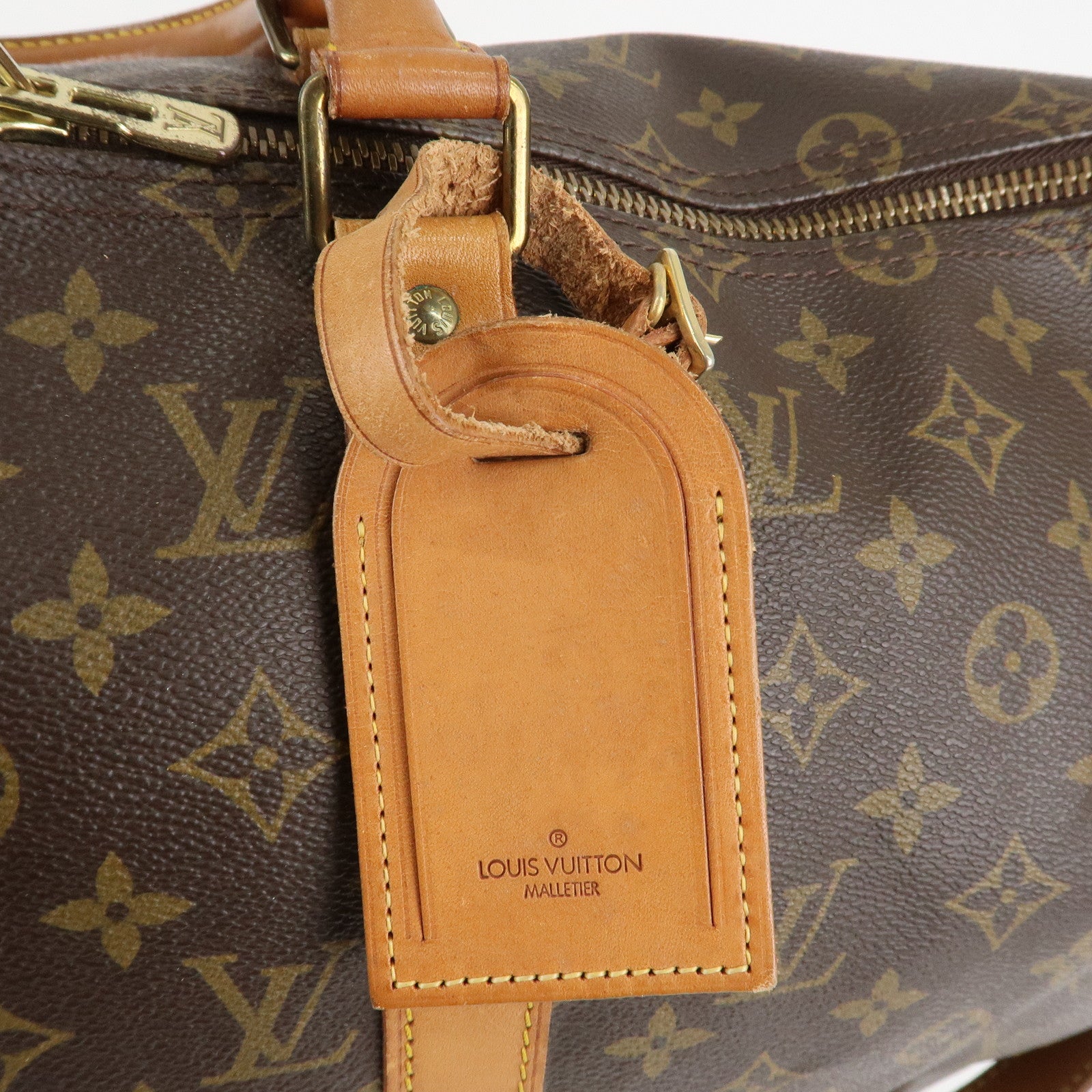 Louis Vuitton Monogram Keep All Bandouliere 50 Boston Bag M41416