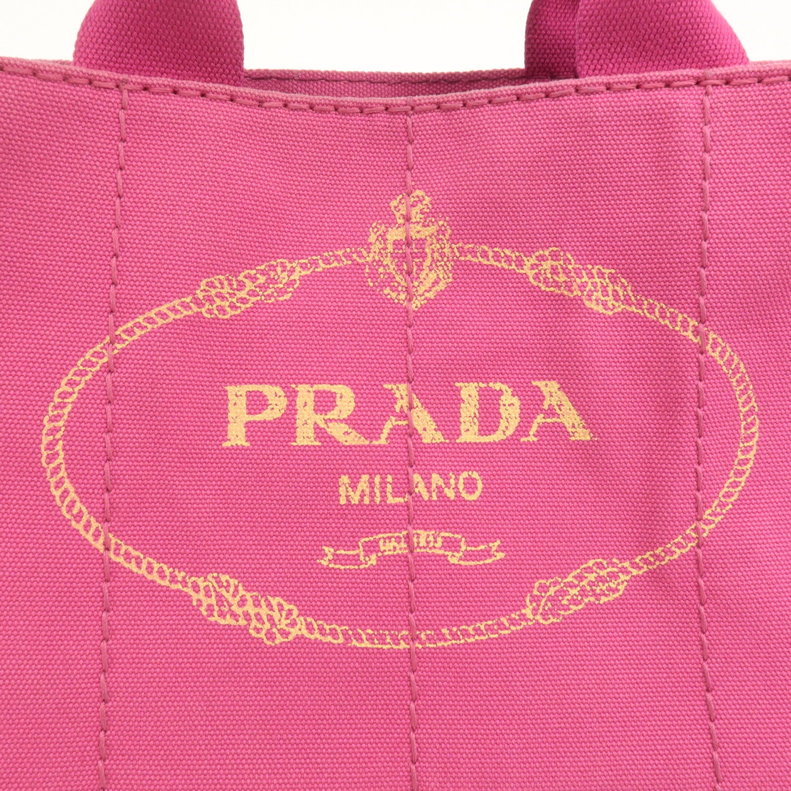 PRADA Canapa Mini Canvas 2Way Hand Shoulder Bag Pink B2439G