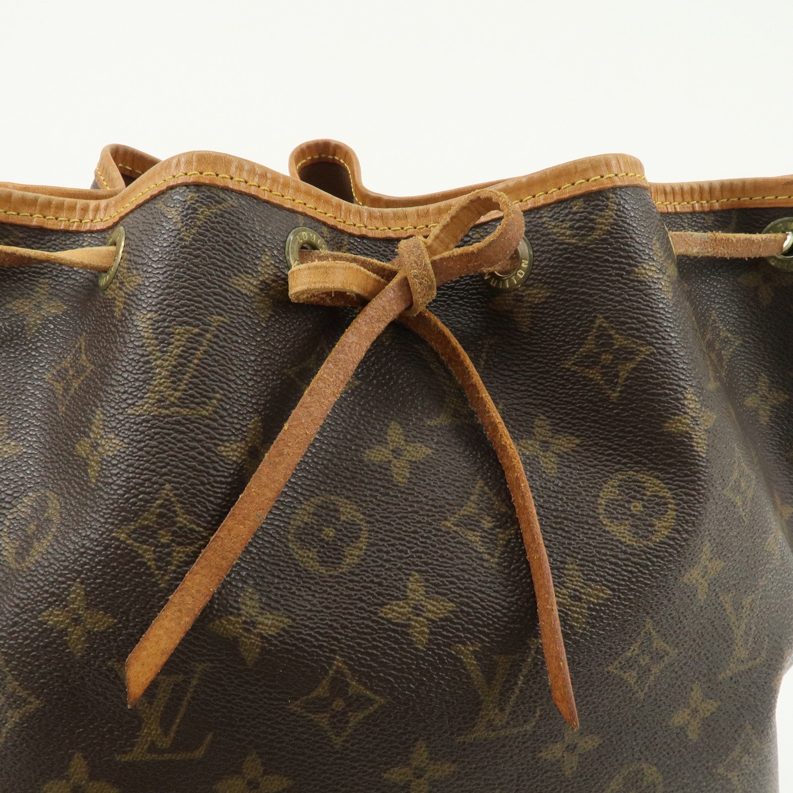 Louis Vuitton Monogram Noe Shoulder Bag Hand Bag Brown M42224 Used