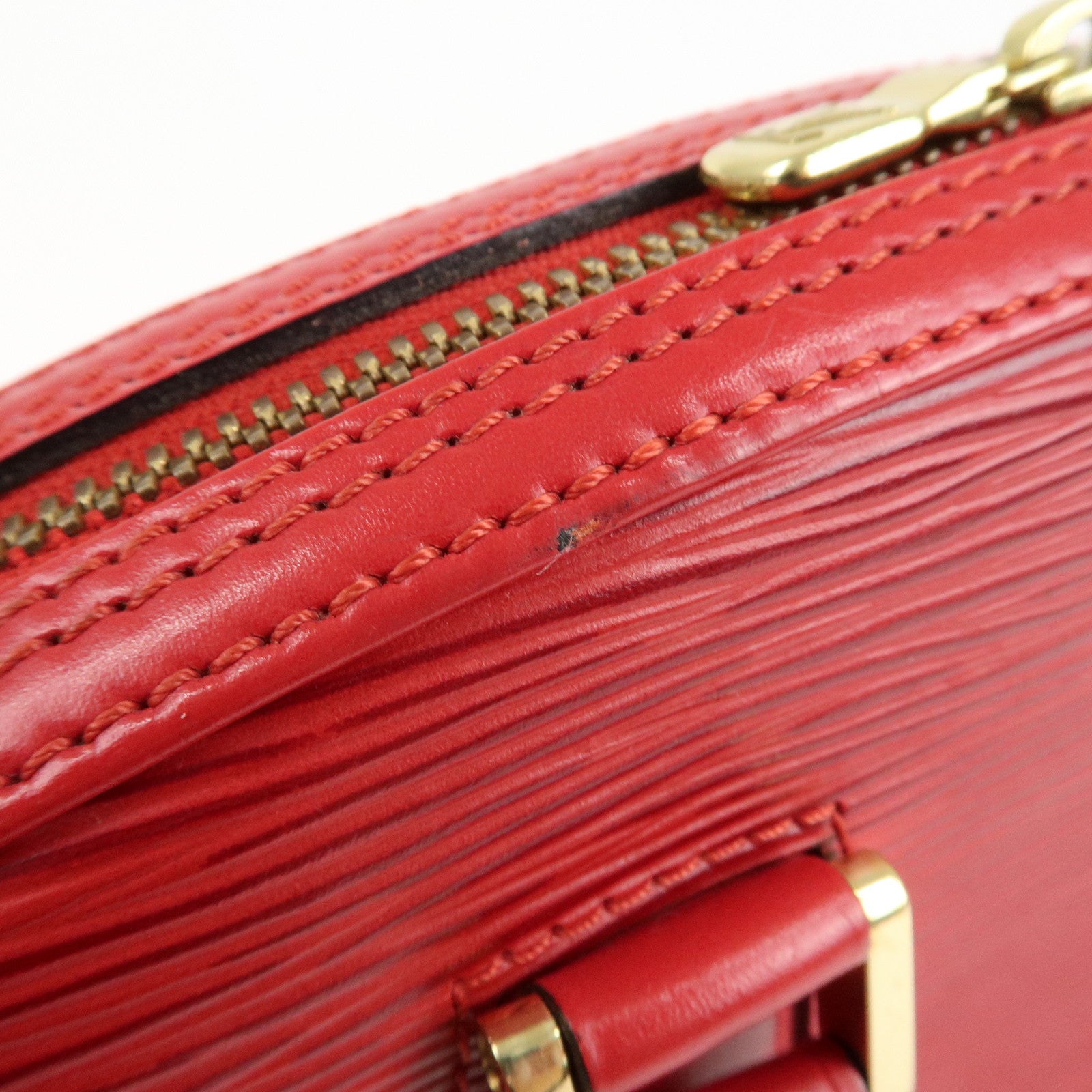 Louis Vuitton Epi Jasmine Hand Bag Castilian Red M52087