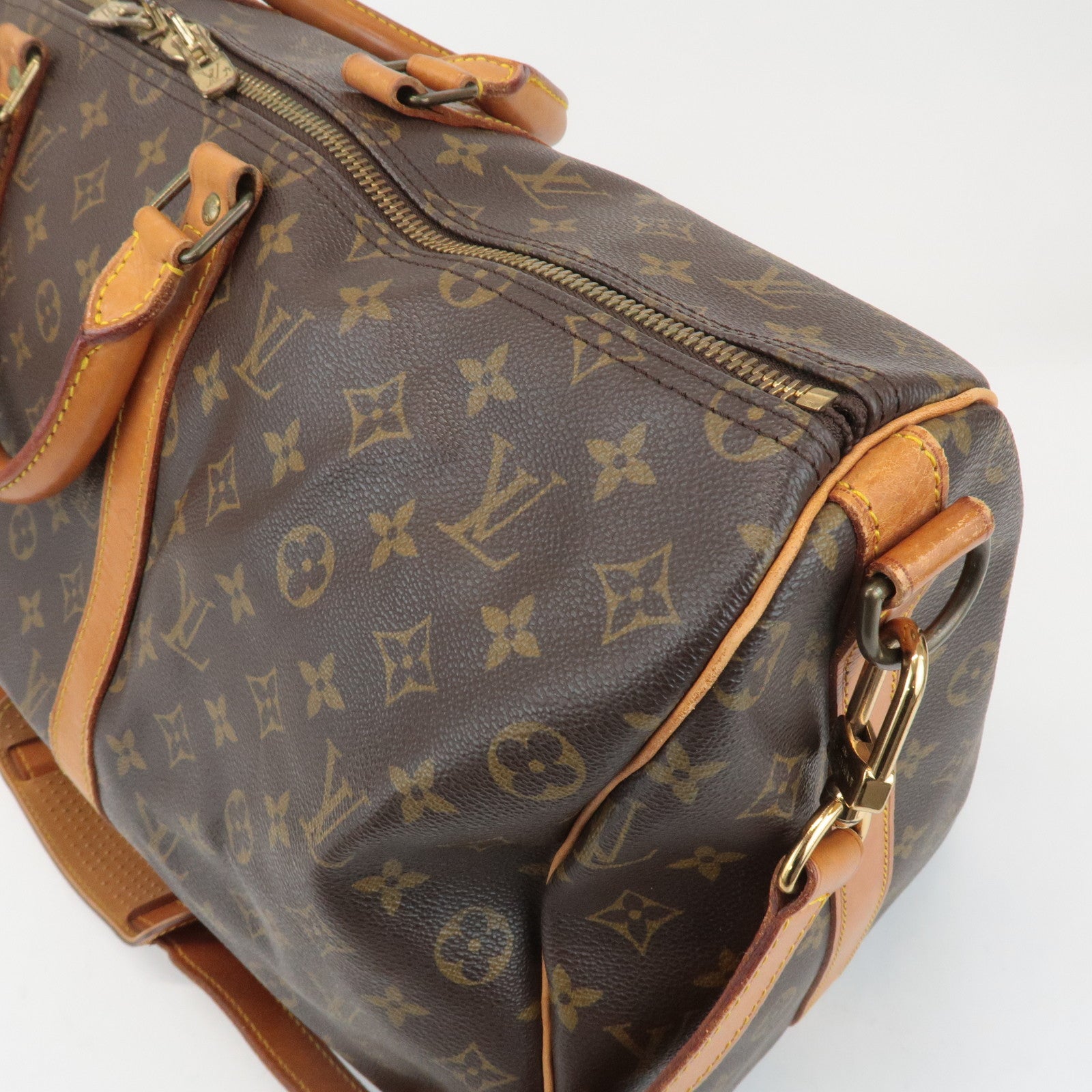 Louis Vuitton Monogram Keep All Bandouliere 50 Boston Bag M41416 Used