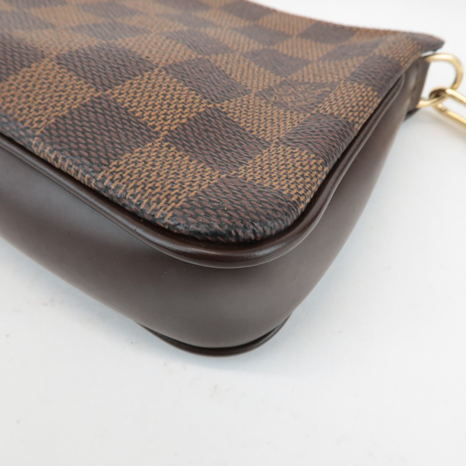 Louis Vuitton Damier Navona Accessoires Pouch Hand Bag Brown N51983