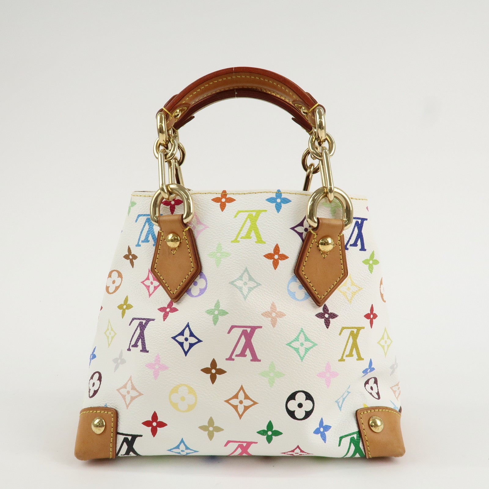 Louis Vuitton Monogram Multicolor Audra Hand Bag Blanc M40047