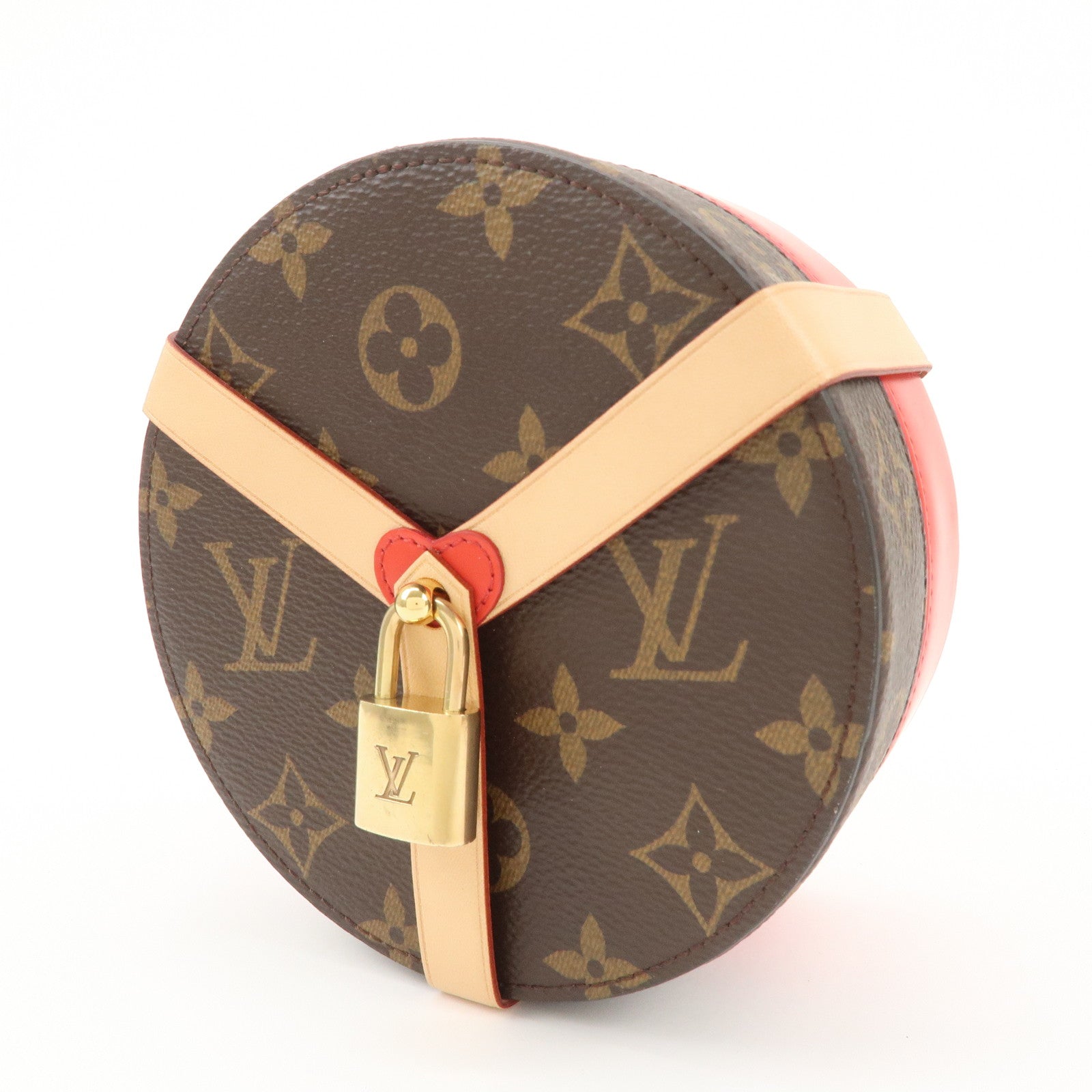 Louis Vuitton Monogram Boite Lock Me Jewelry Box Make Box GI0352