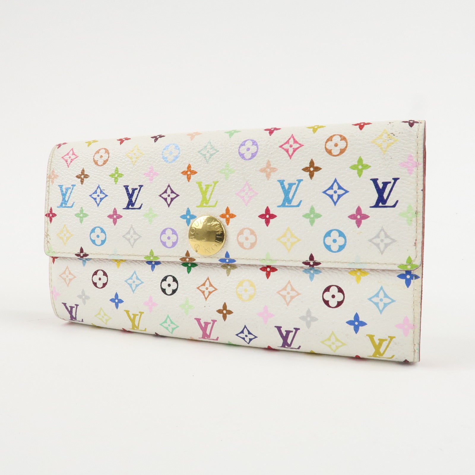 Louis Vuitton Monogram Multicolor Portefeuille Sarah Wallet M93532 Used