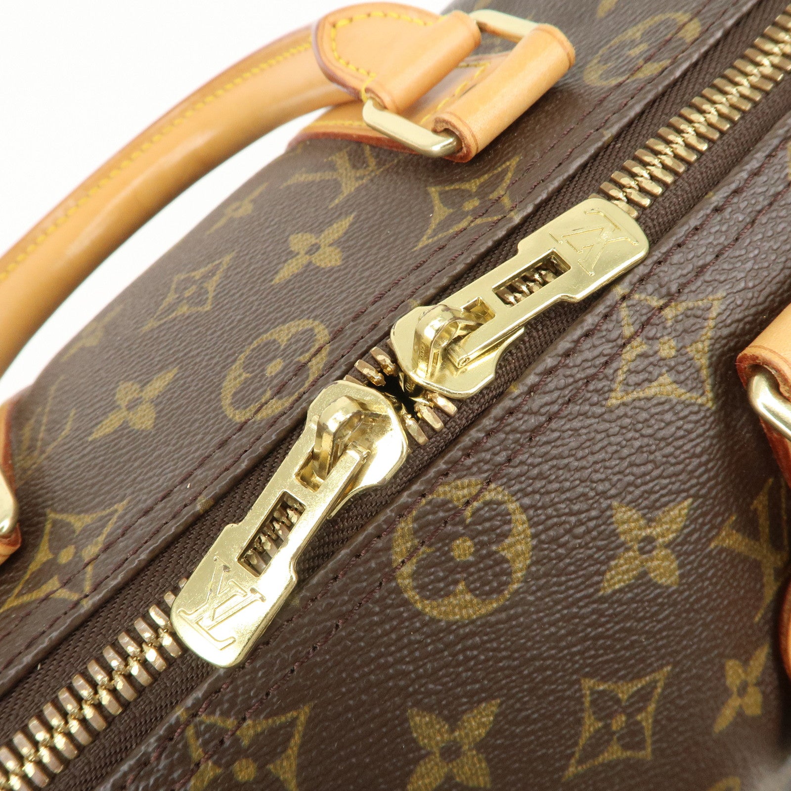 Louis Vuitton Monogram Keep All 45 Boston Bag Brown M41428 Used