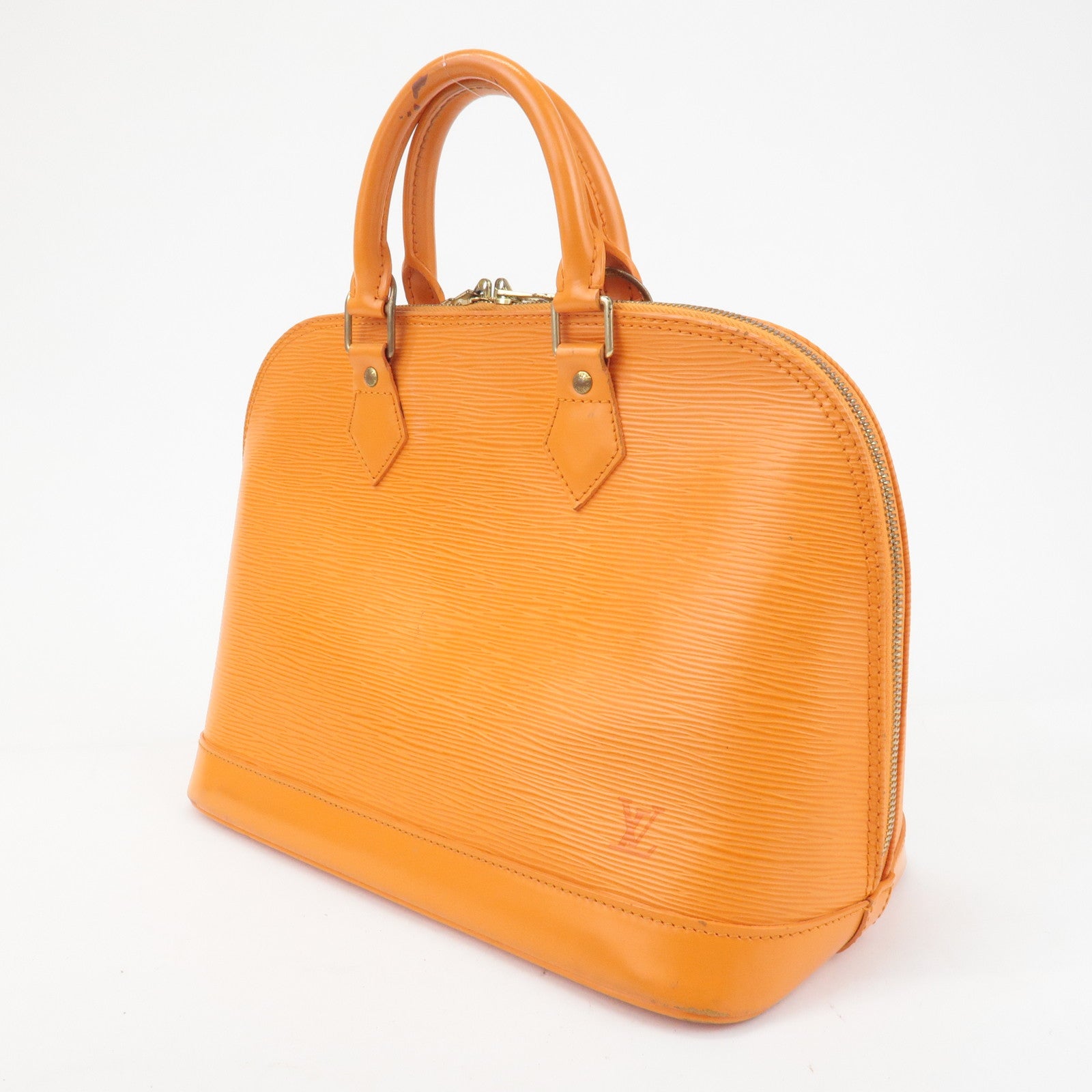 Louis Vuitton Epi Alma PM Hand Bag Pimont Orange M40623