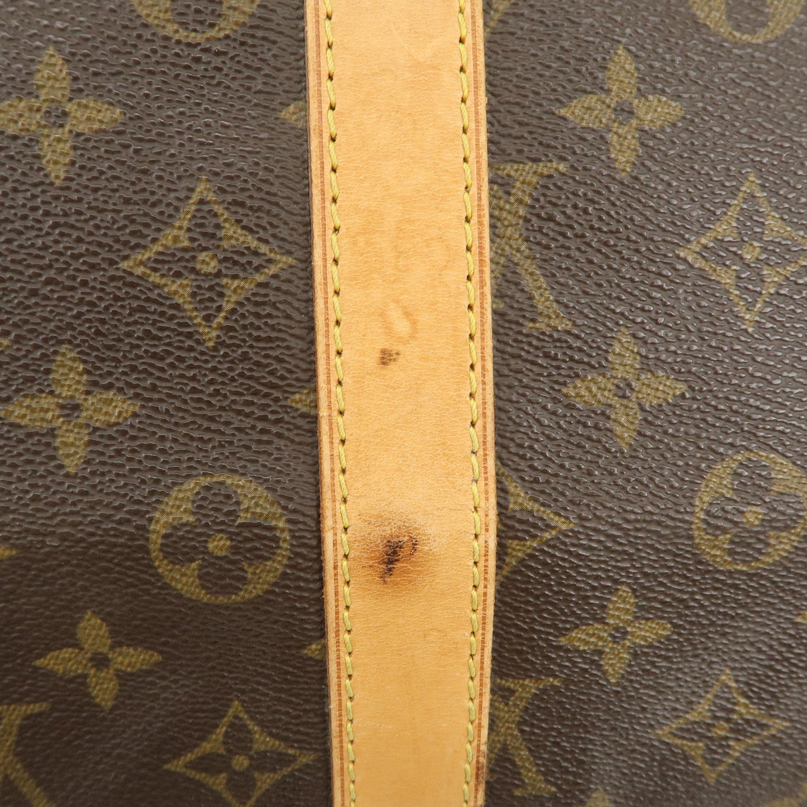 Louis Vuitton Monogram Monogram Keep All 55 Boston Bag Brown M41424 Used