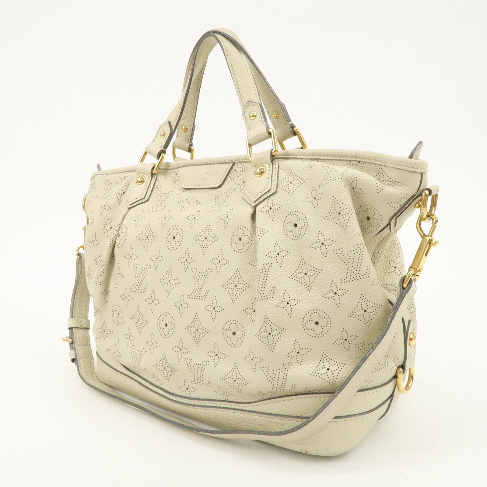 Louis Vuitton Monogram Mahina Stella PM 2Way Shoulder Bag Blanc M93067 Used