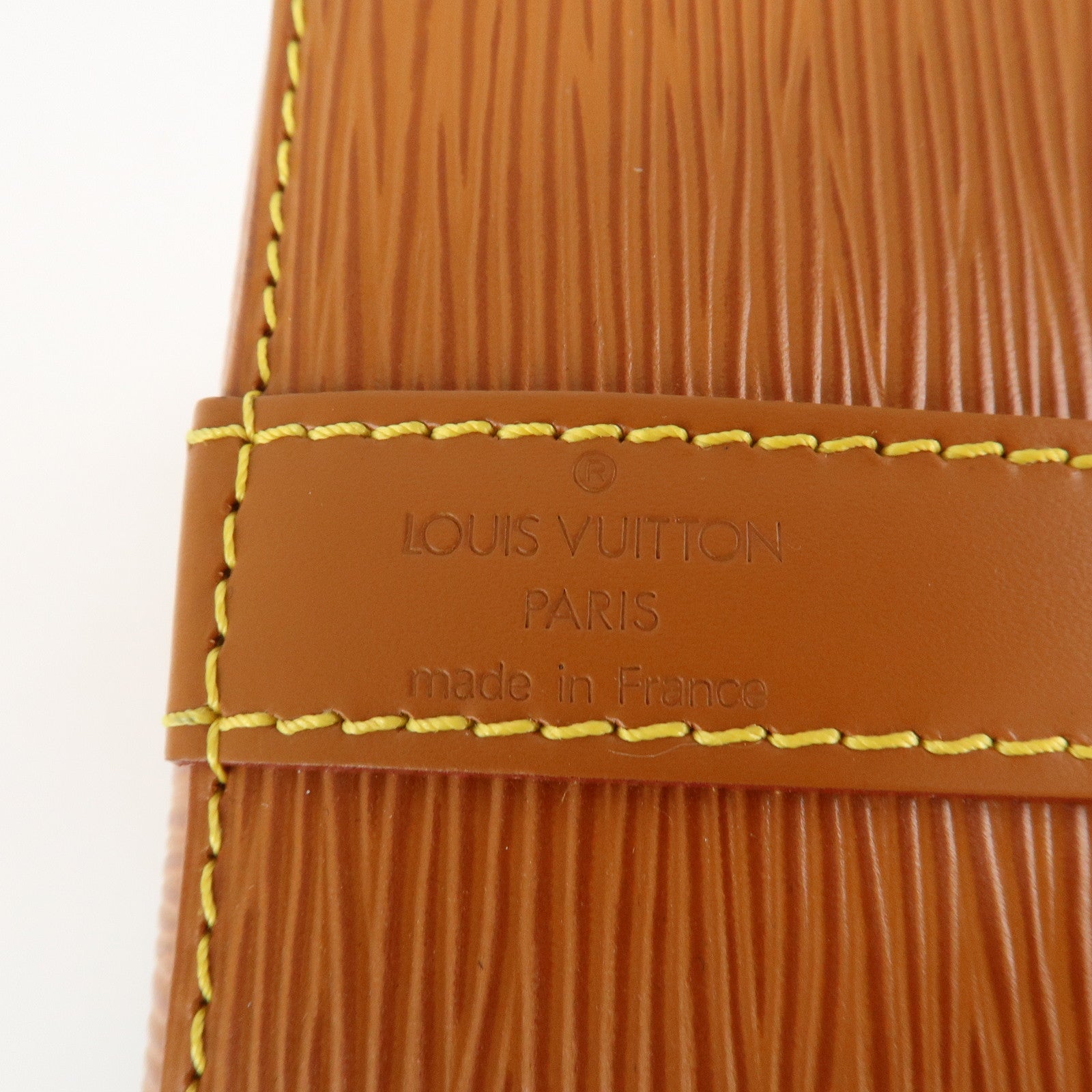 Louis Vuitton Epi Petit Noe Shoulder Bag Zipang Gold M44108 Used