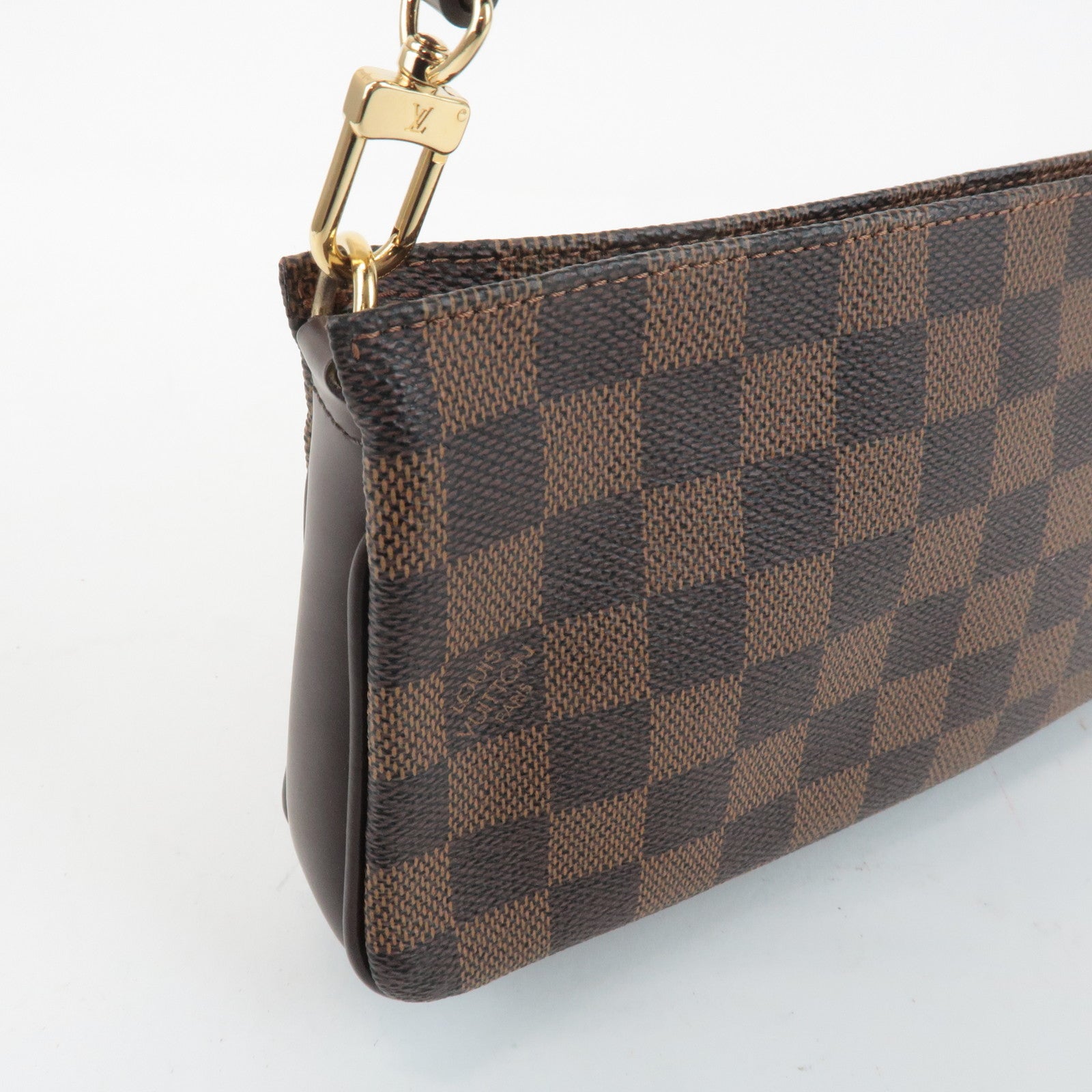 Louis Vuitton Damier Navona Accessoires Pouch Hand Bag Brown N51983