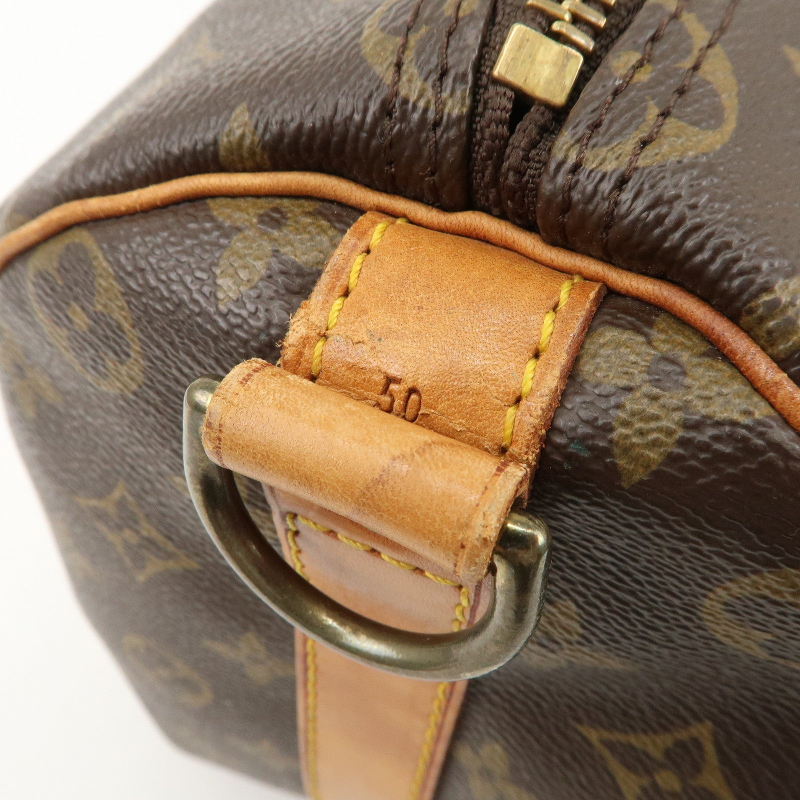 Louis Vuitton Monogram Keep All Bandouliere 50 Boston Bag M41416 Used