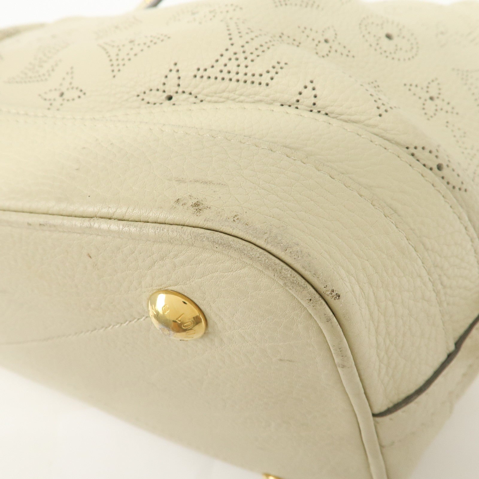 Louis Vuitton Monogram Mahina Stella PM 2Way Shoulder Bag Blanc M93067 Used