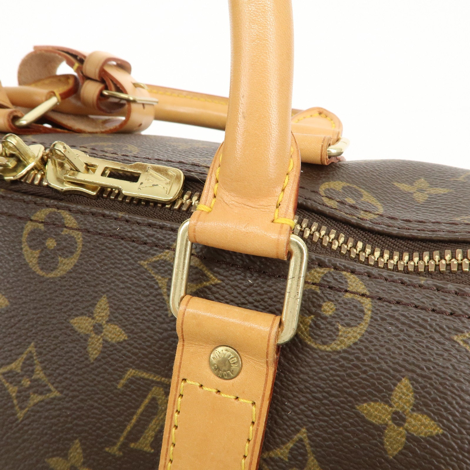 Louis Vuitton Monogram Keep All 45 Boston Bag Brown M41428 Used