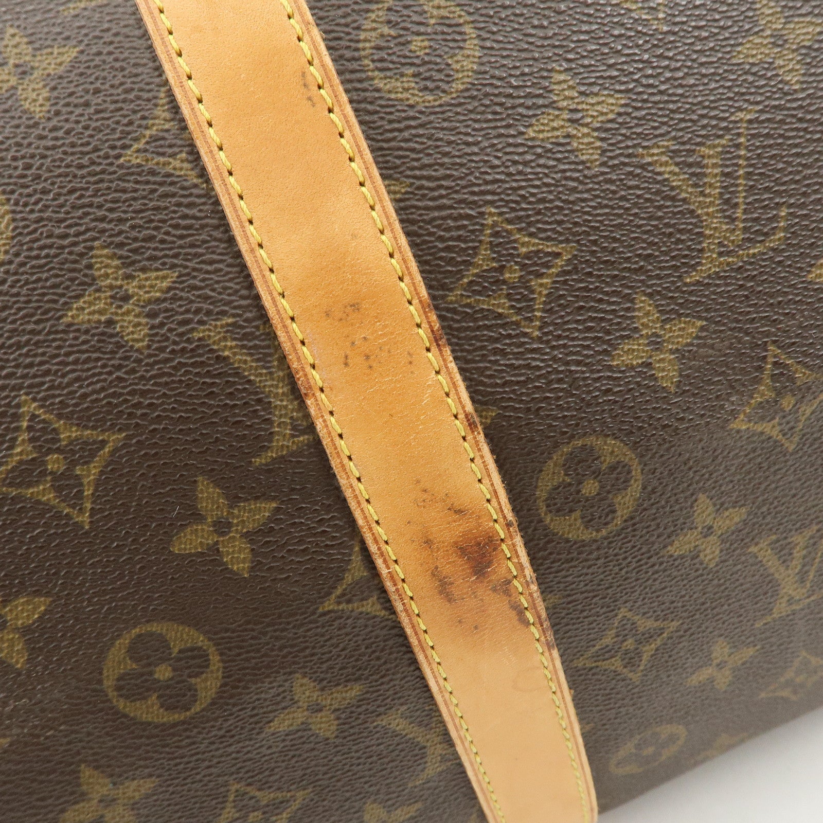 Louis Vuitton Monogram Monogram Keep All 55 Boston Bag Brown M41424 Used