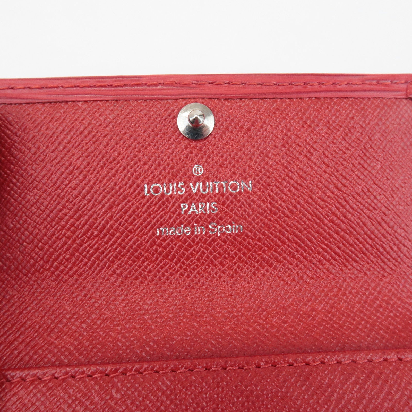 Louis Vuitton Epi Leather Multicles 4 Rings Key Holder Red M63827 Used