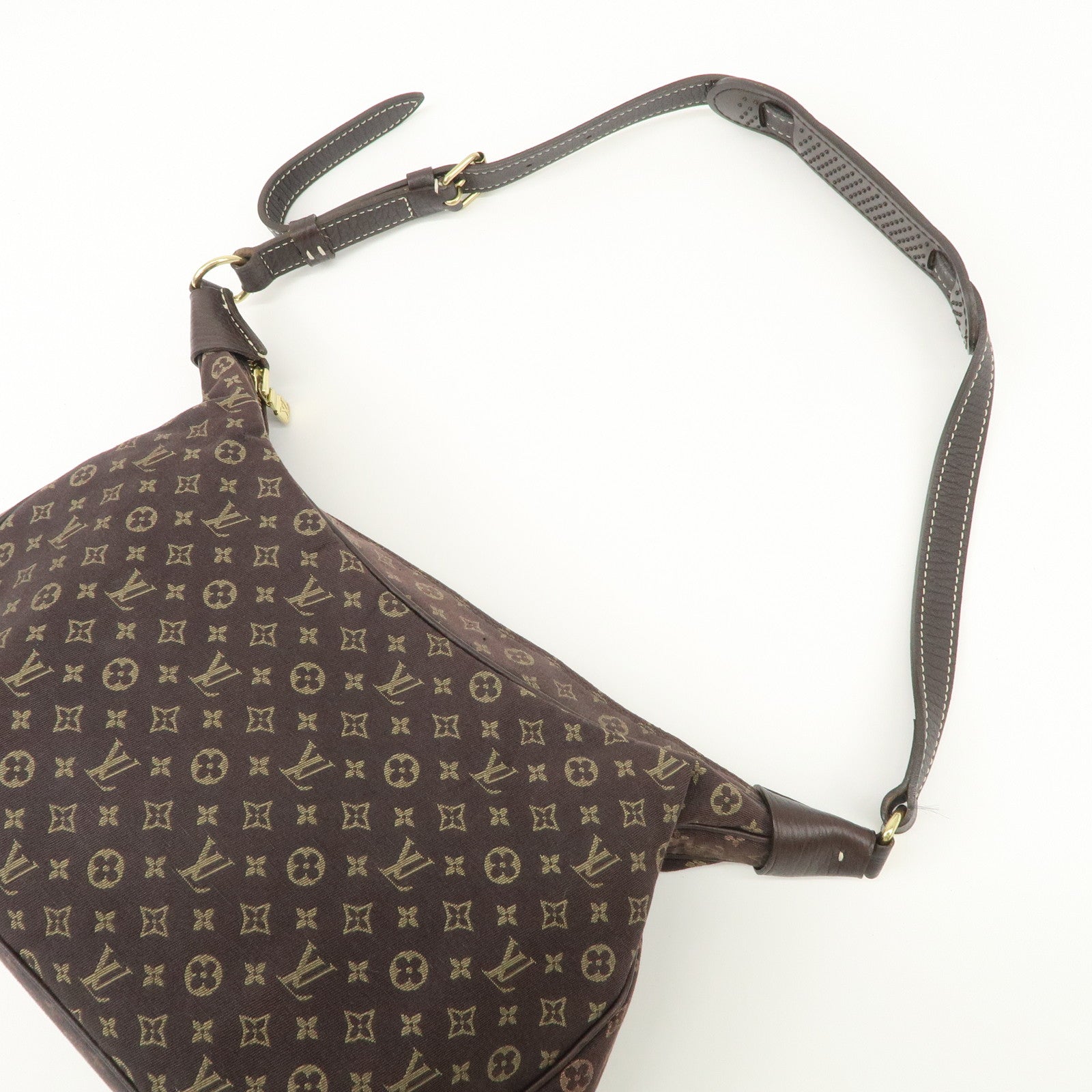 Louis Vuitton Monogram Mini Lin Boulogne Shoulder Bag Ebene M95225